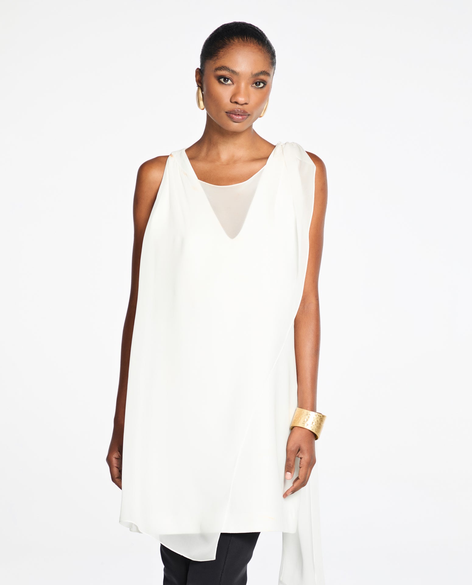 Vestido Lafort Transpasse Mavie Georgette