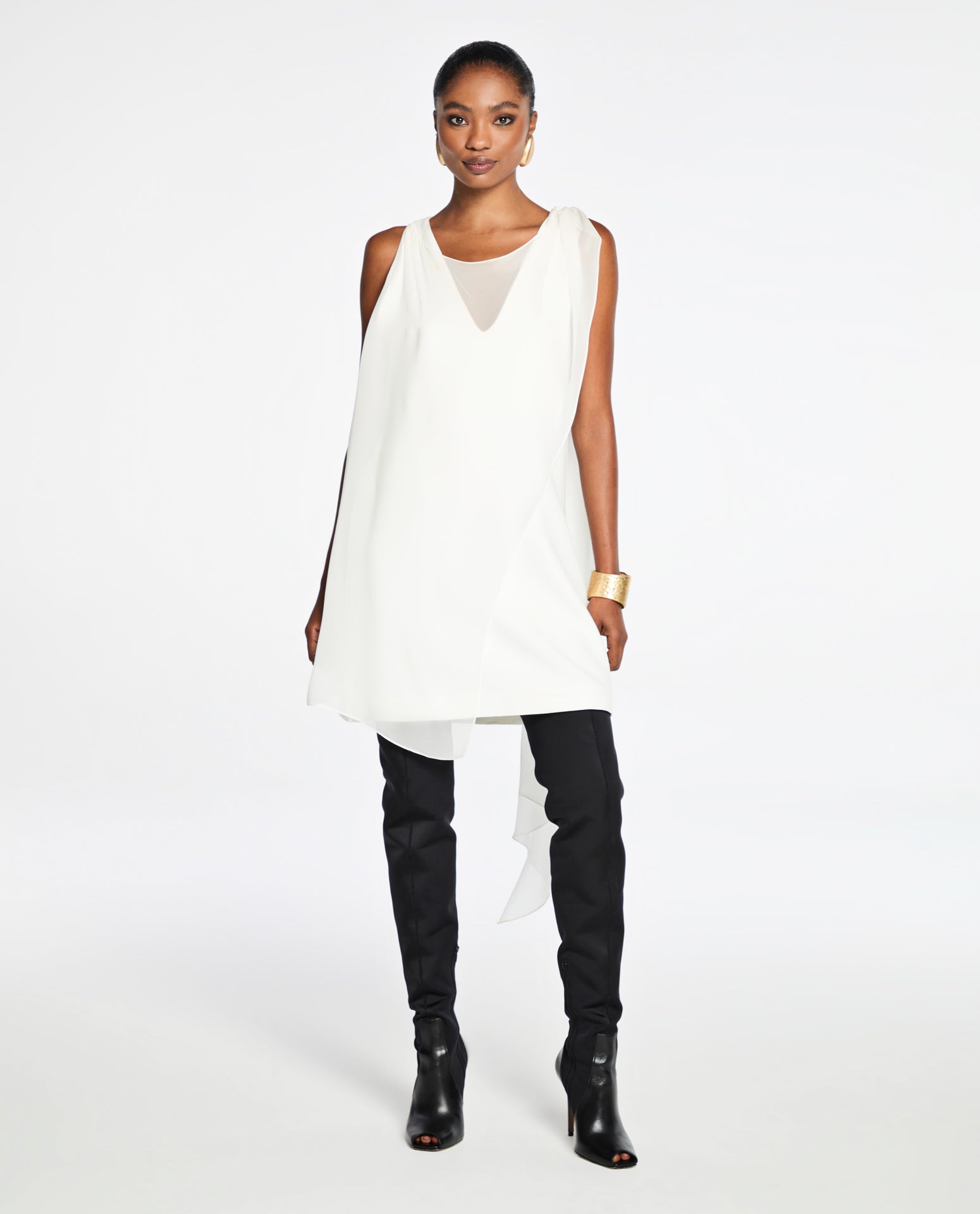 Vestido Lafort Transpasse Mavie Georgette