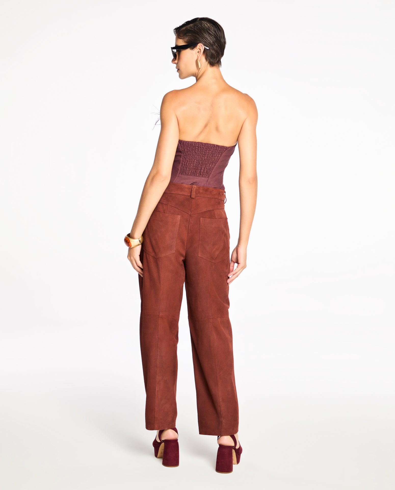 Top Com Plumas Jolie Shantung