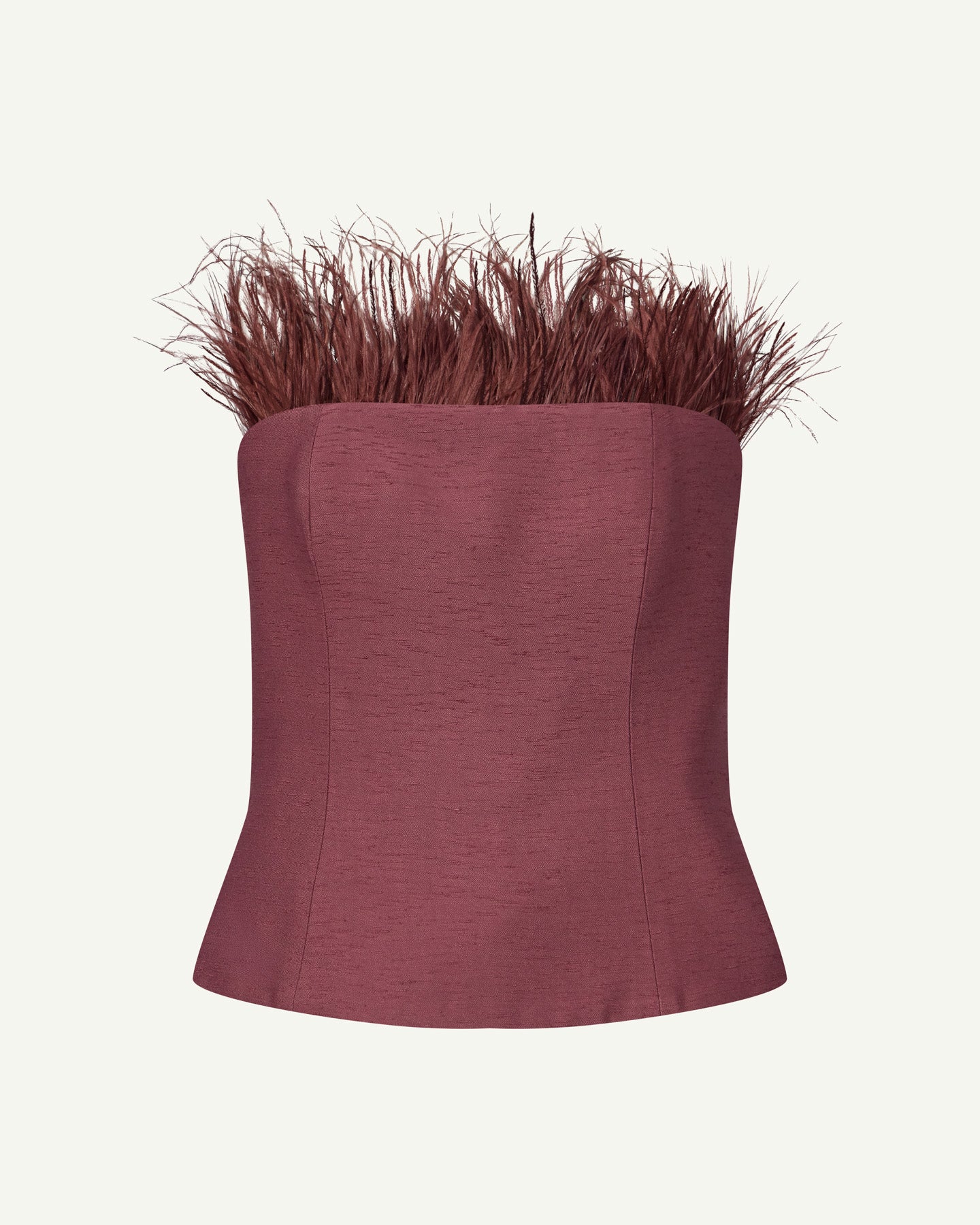 Top Com Plumas Jolie Shantung