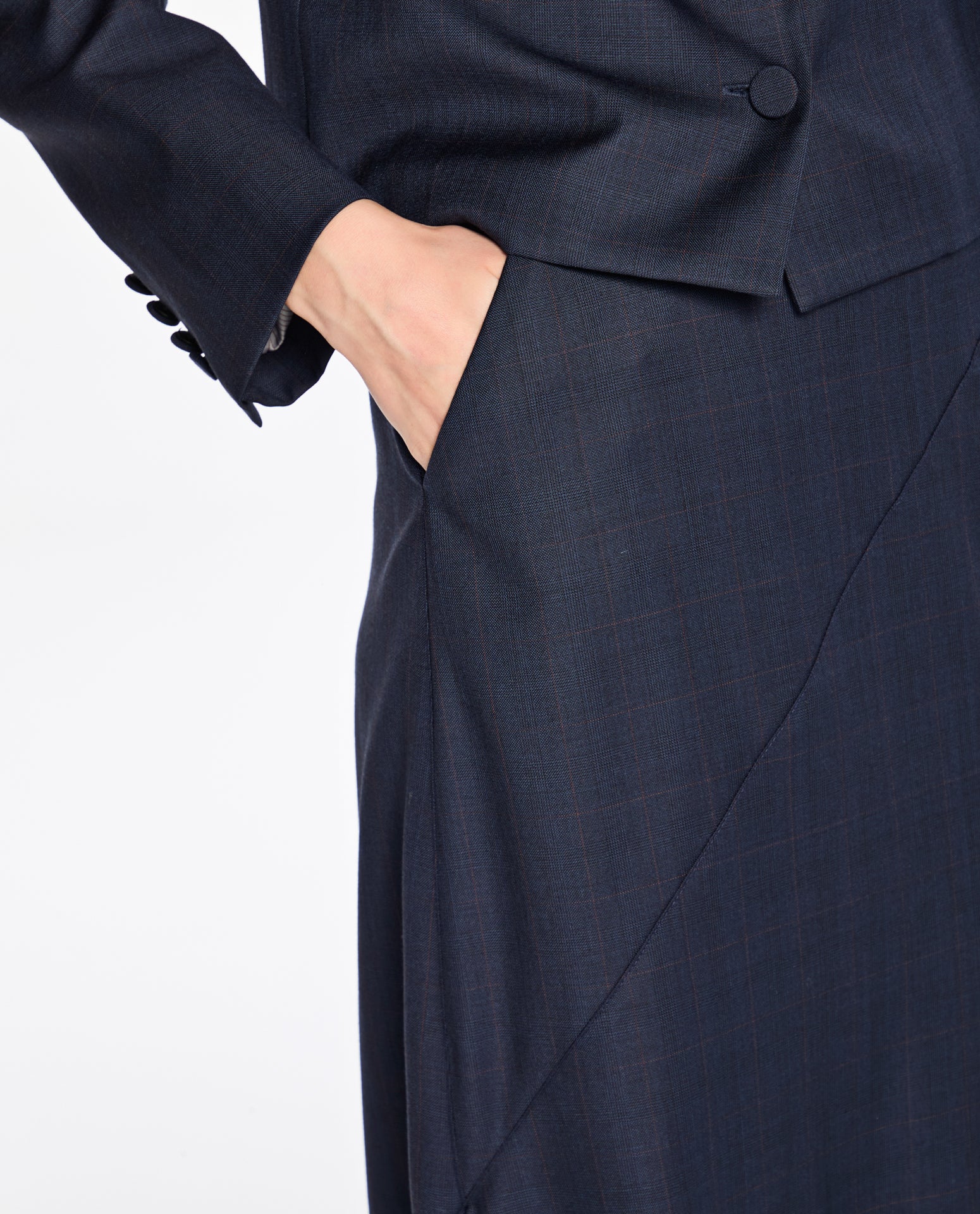 Saia Lafort Assimétrica Lorie Lã