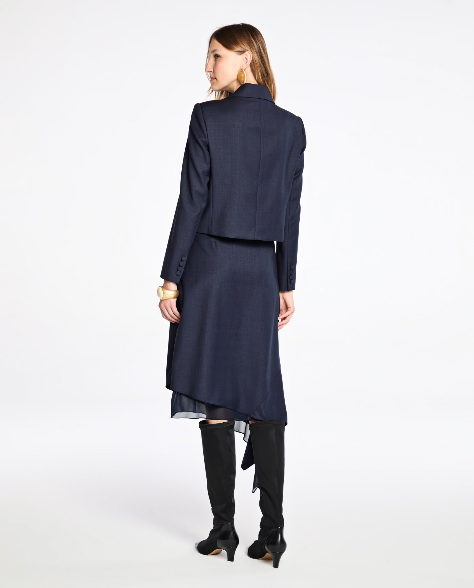 Saia Lafort Assimétrica Lorie Lã