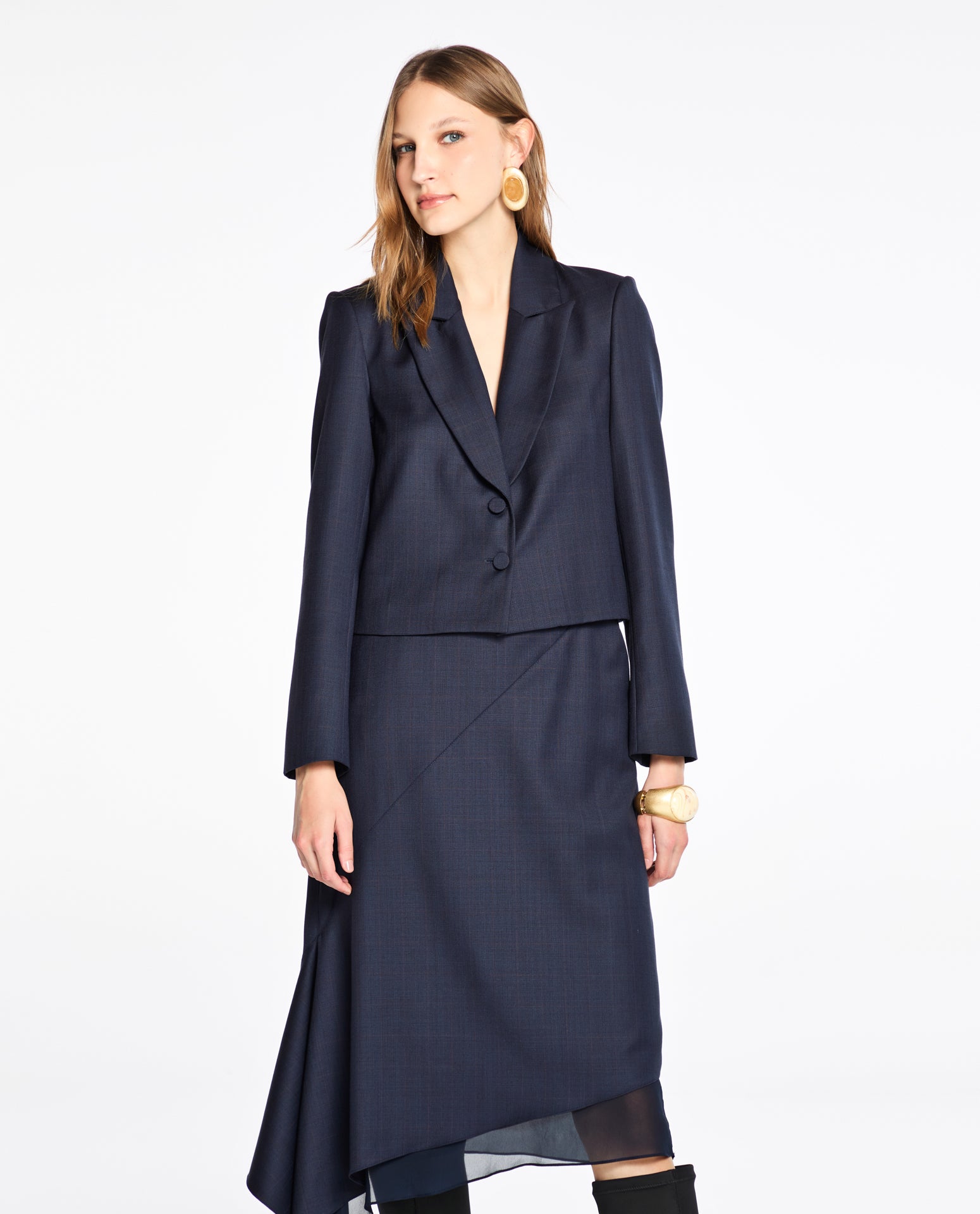 Blazer Lafort Botões Lorie Lã