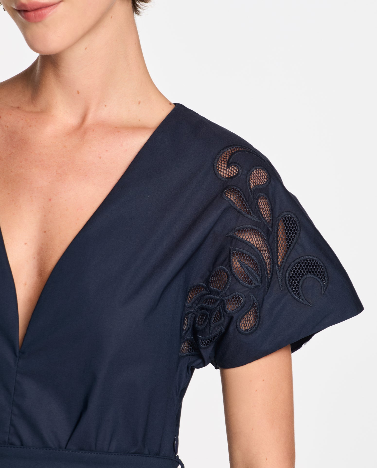 Vestido Lafort Com Bordado Beatriz High Cotton