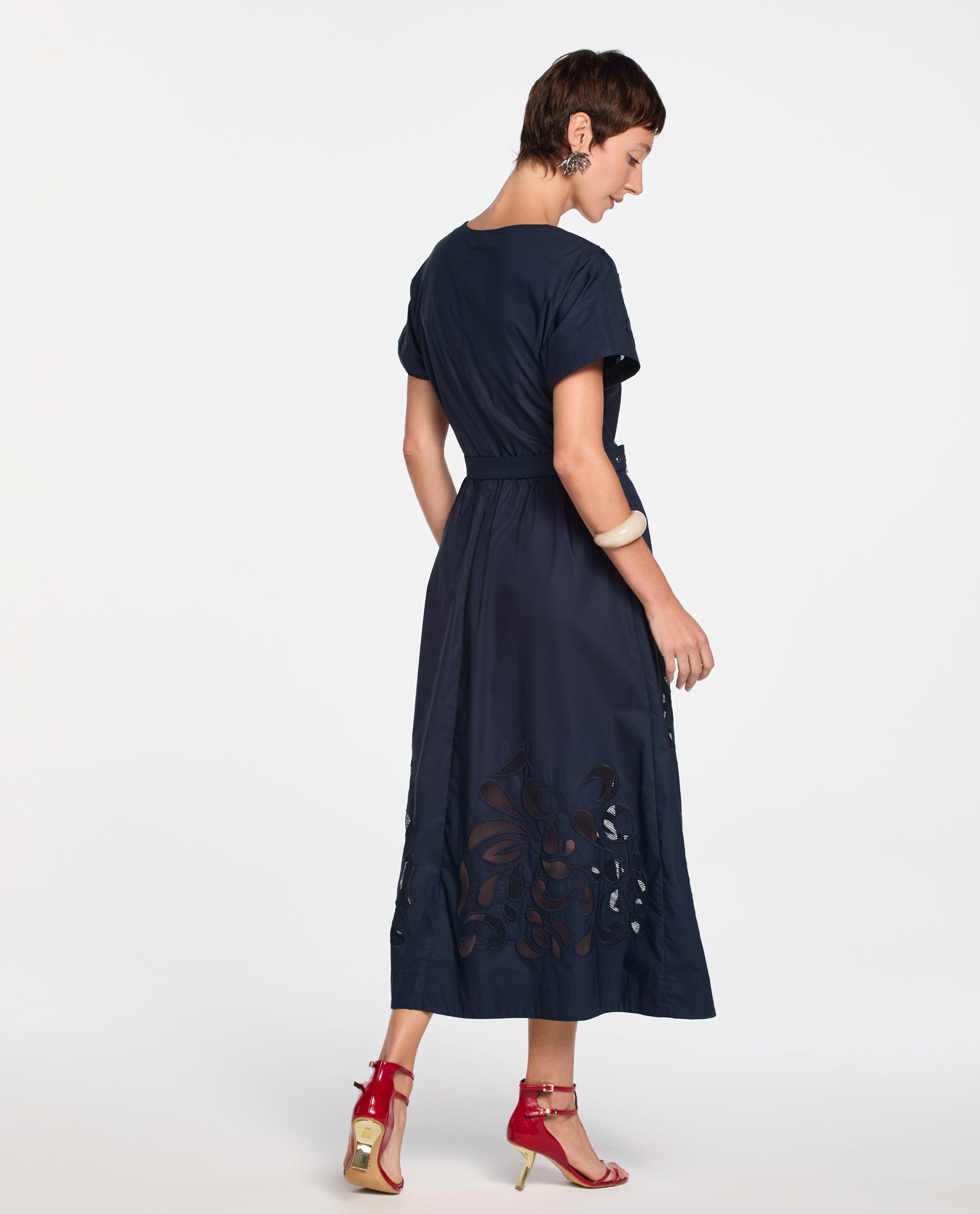 Vestido Lafort Com Bordado Beatriz High Cotton