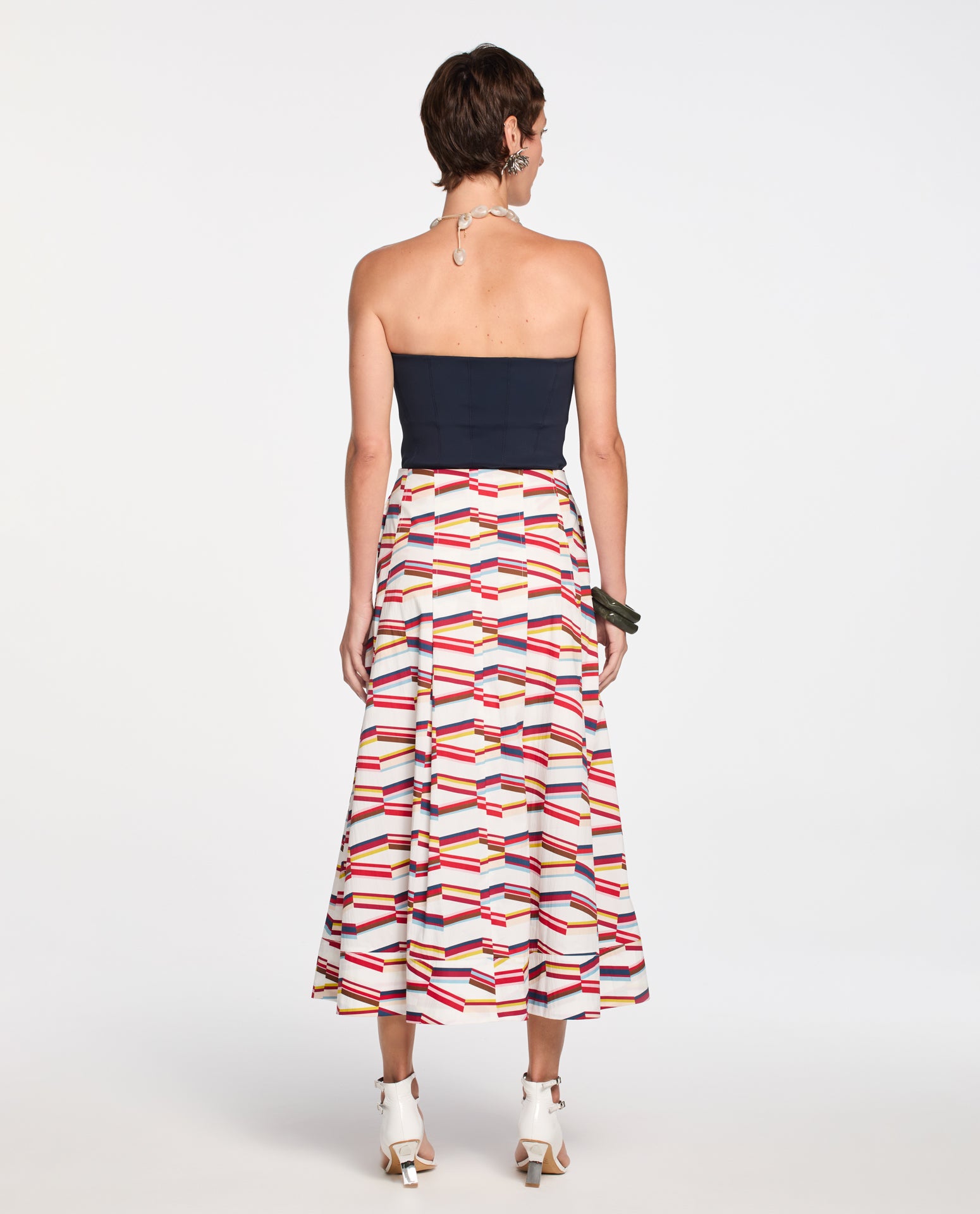 Saia Lafort Midi Carmen High Cotton Estampado