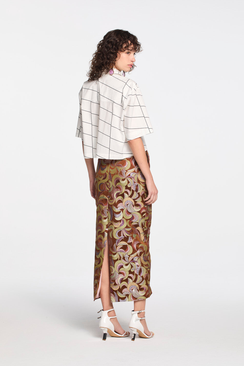 Camisa Lafort Manga Curta Fernanda High Cotton Estampado