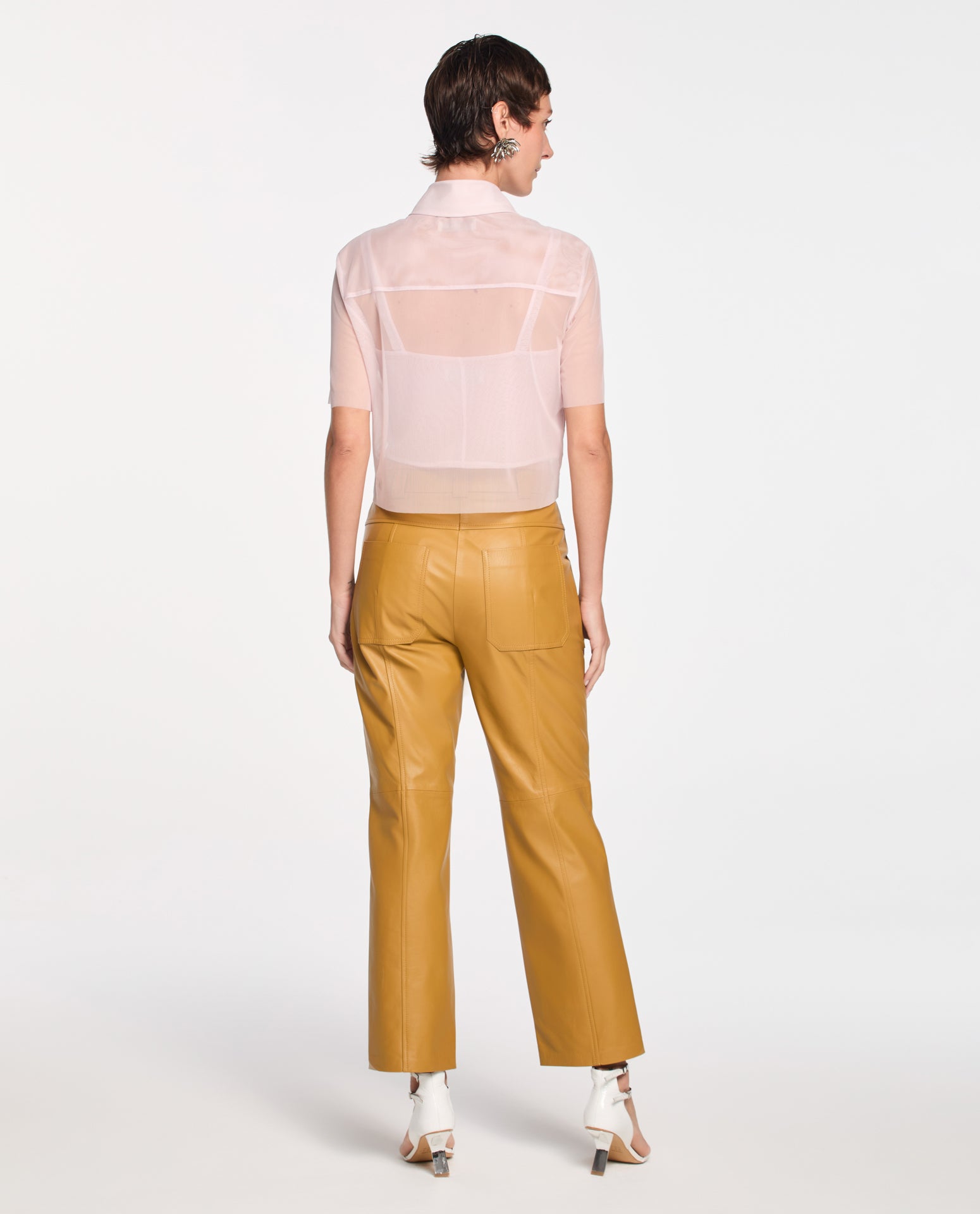 Calça Lafort Bolso Mira Couro