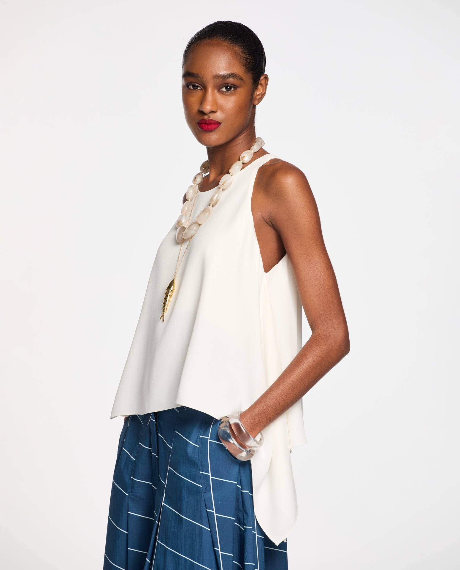 Top Lafort Com Pontas Claudia Crepe