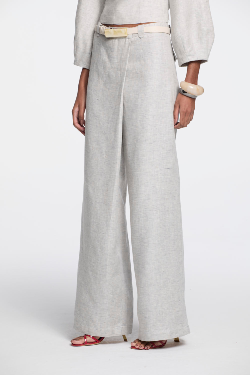 Calça Lafort Transpasse Carmézia Linho