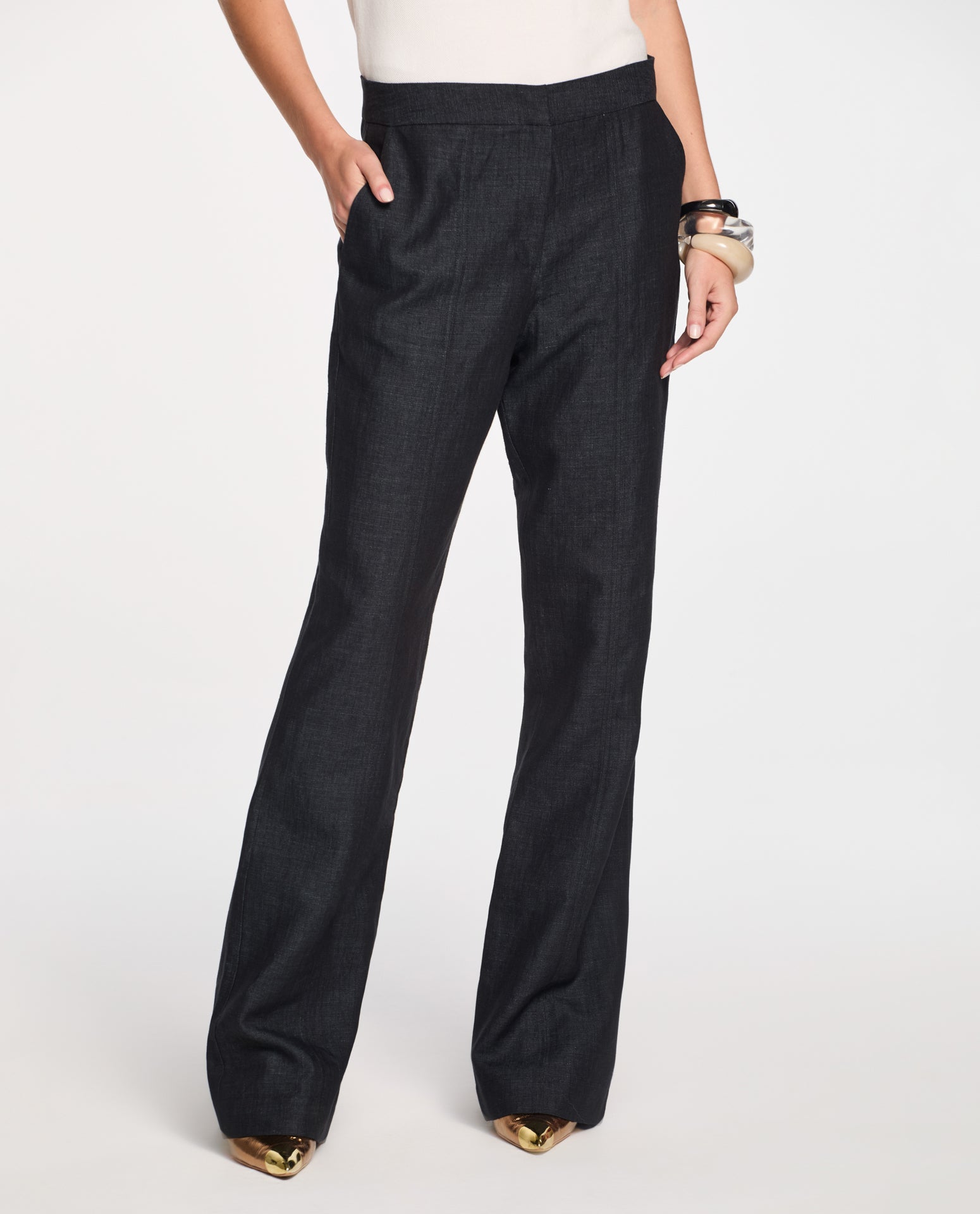 Calça Lafort Boot Cut Cecília Linho