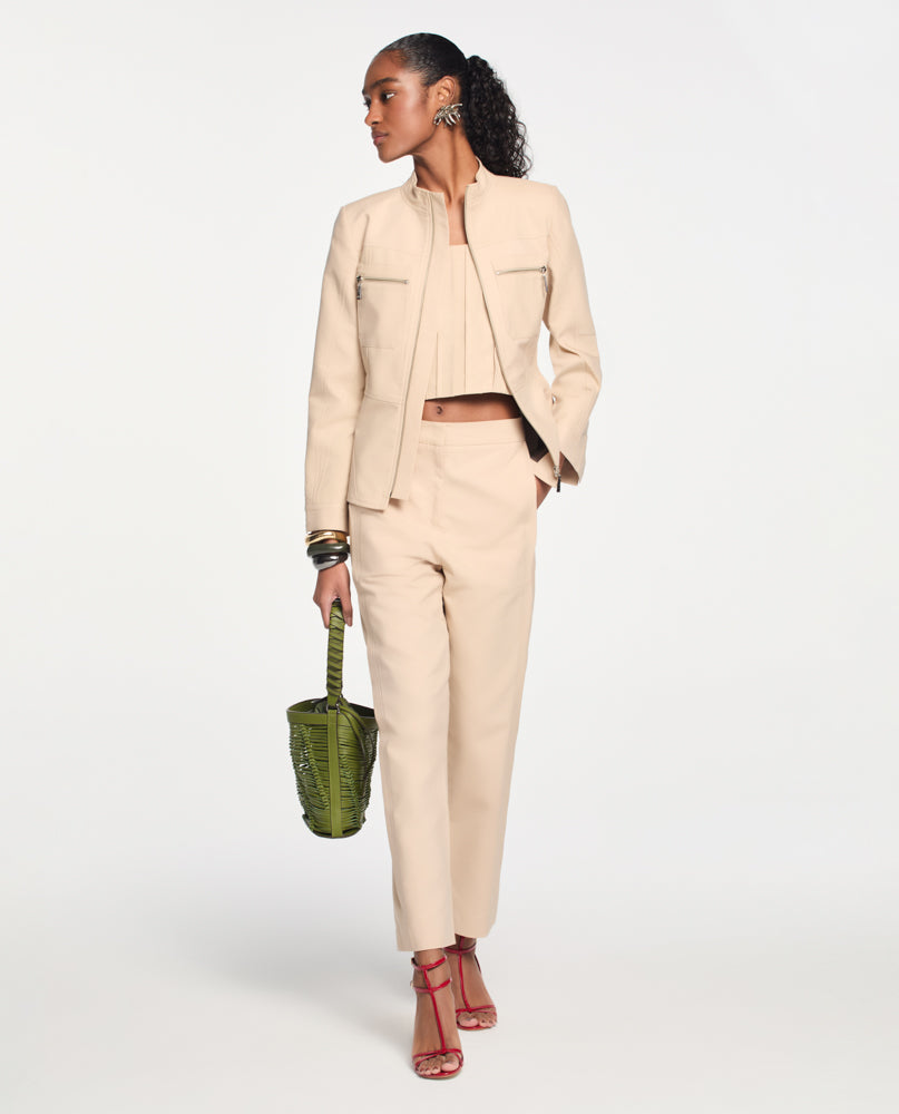Jaqueta Lafort Recortes Adélia Cotton Twill