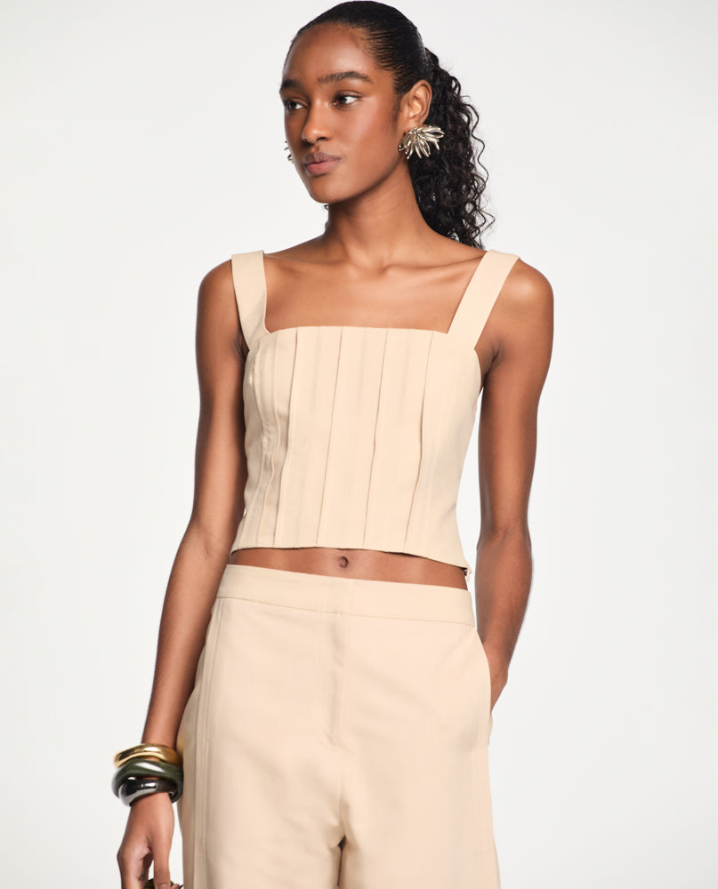 Top Lafort Pespontos Adélia Cotton Twill