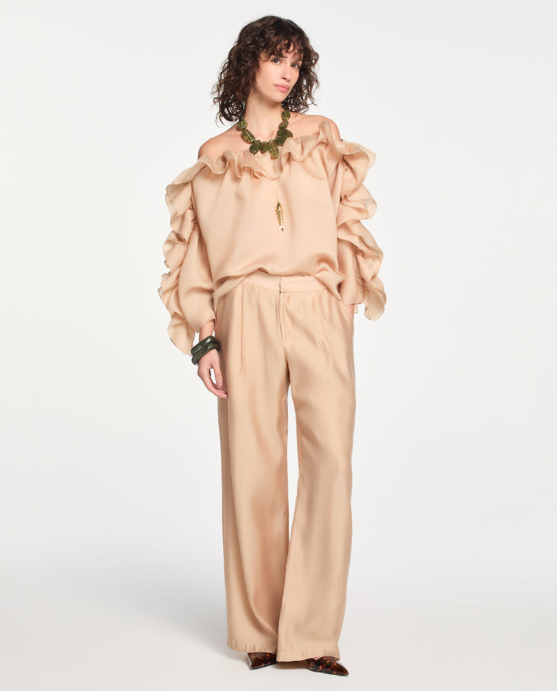 Calça Lafort Cristina Organza