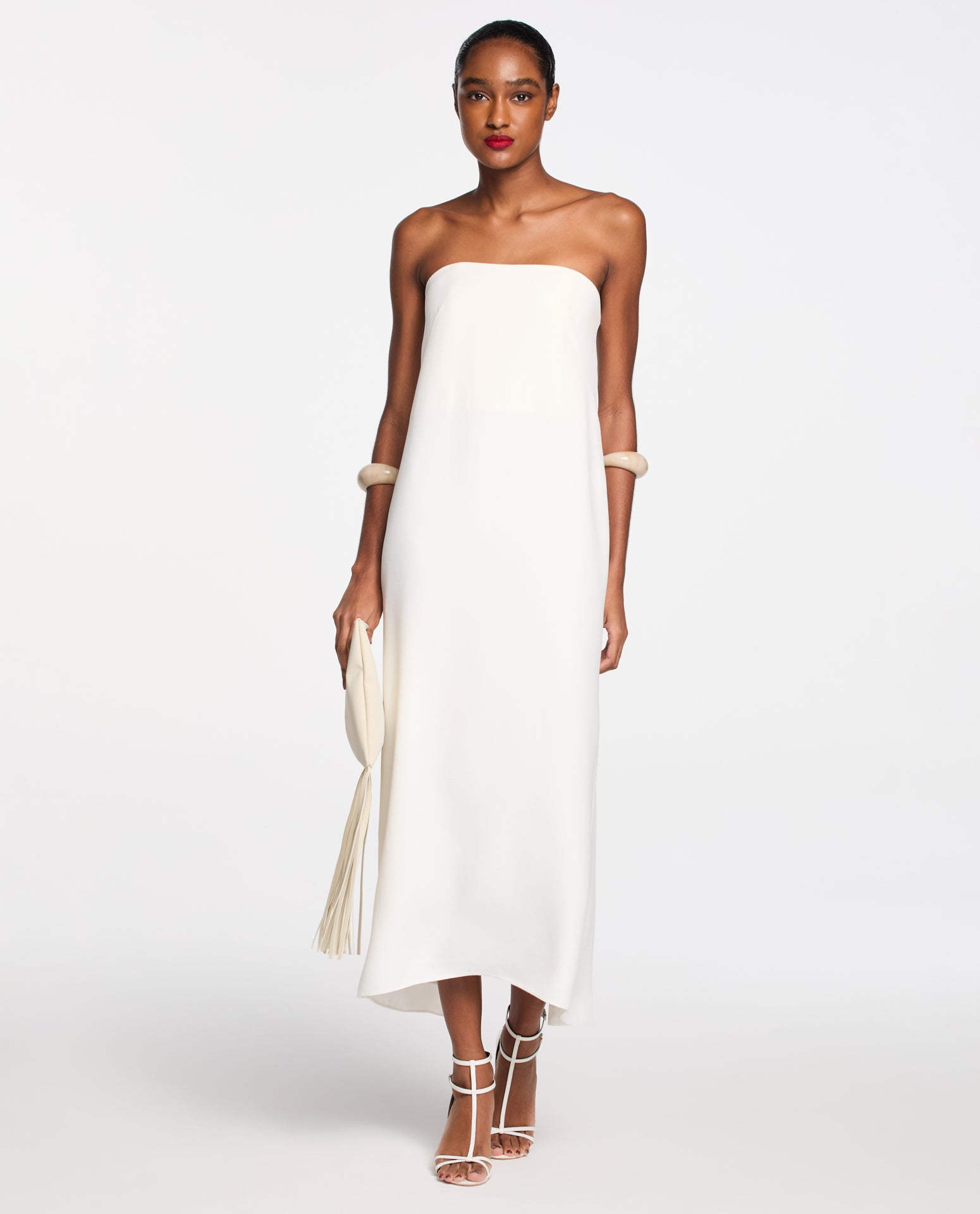 Vestido Lafort Sem Mangas Alcione Crepe