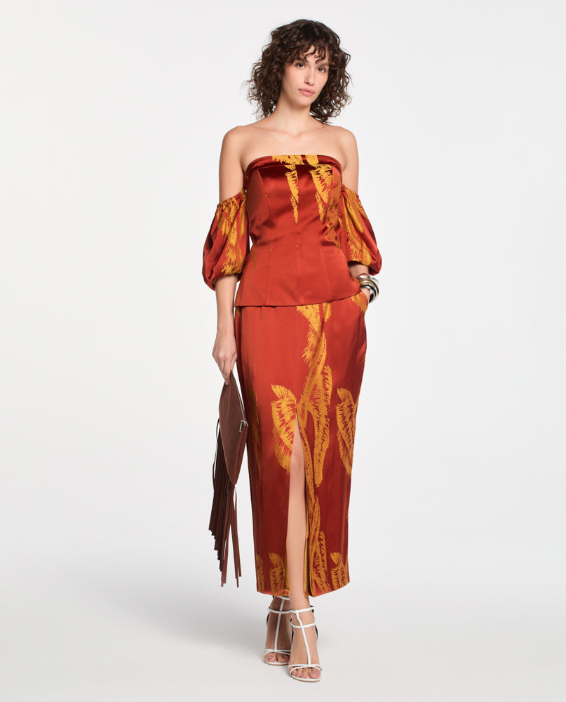 Saia Lafort Midi Elaine Jacquard
