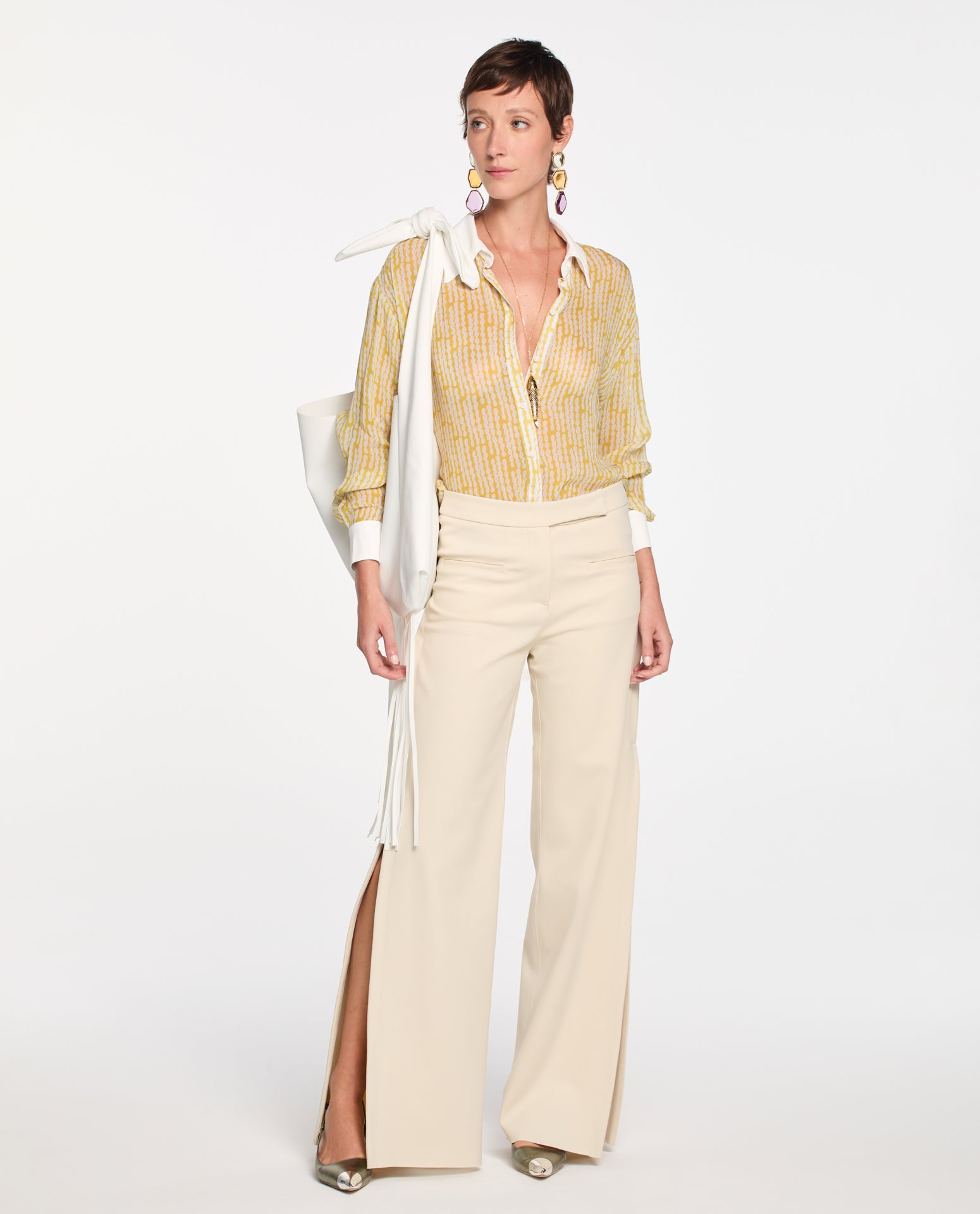 Camisa Lafort Ampla Joseca Georgette