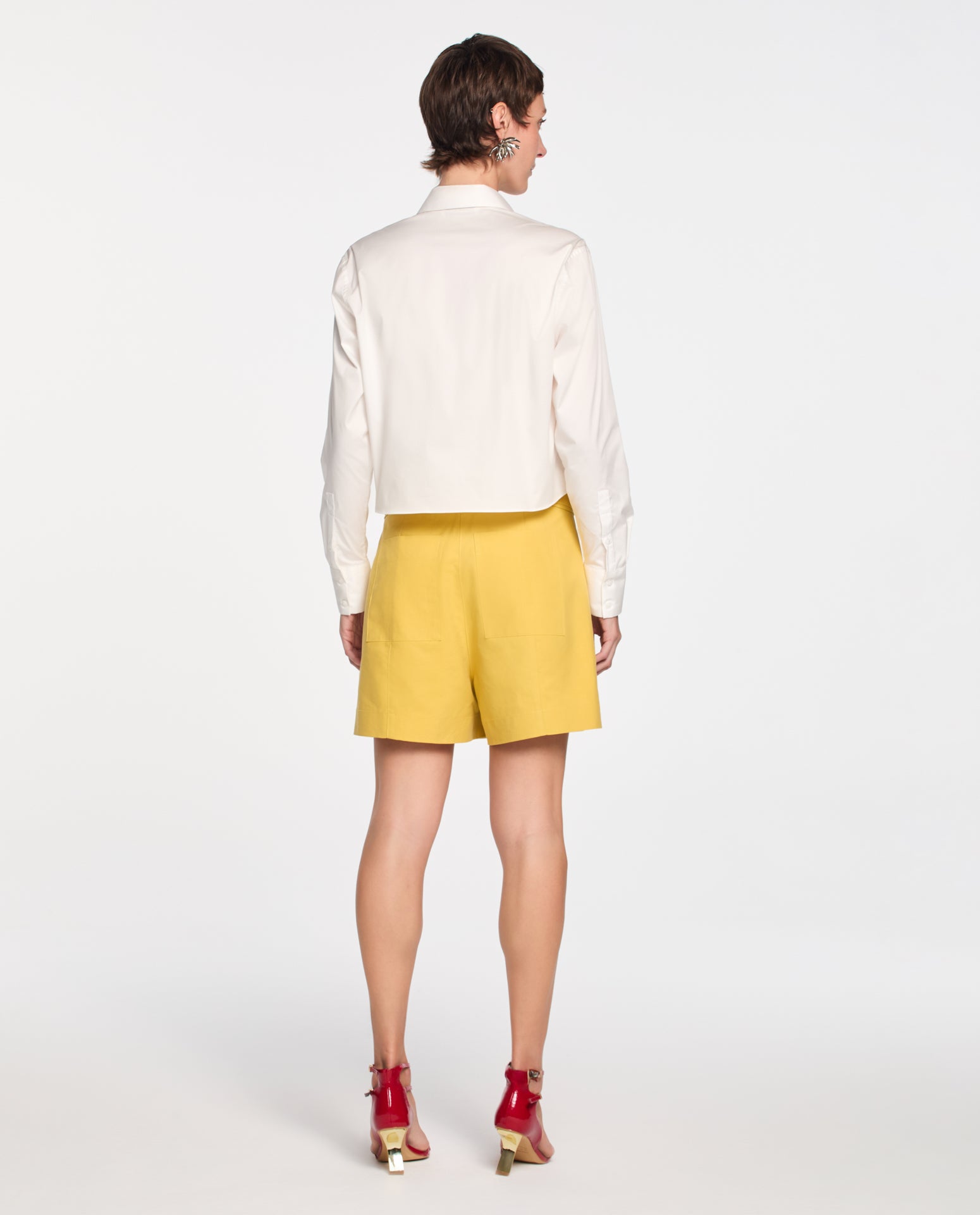 Camisa Lafort Cropped Márcia High Cotton