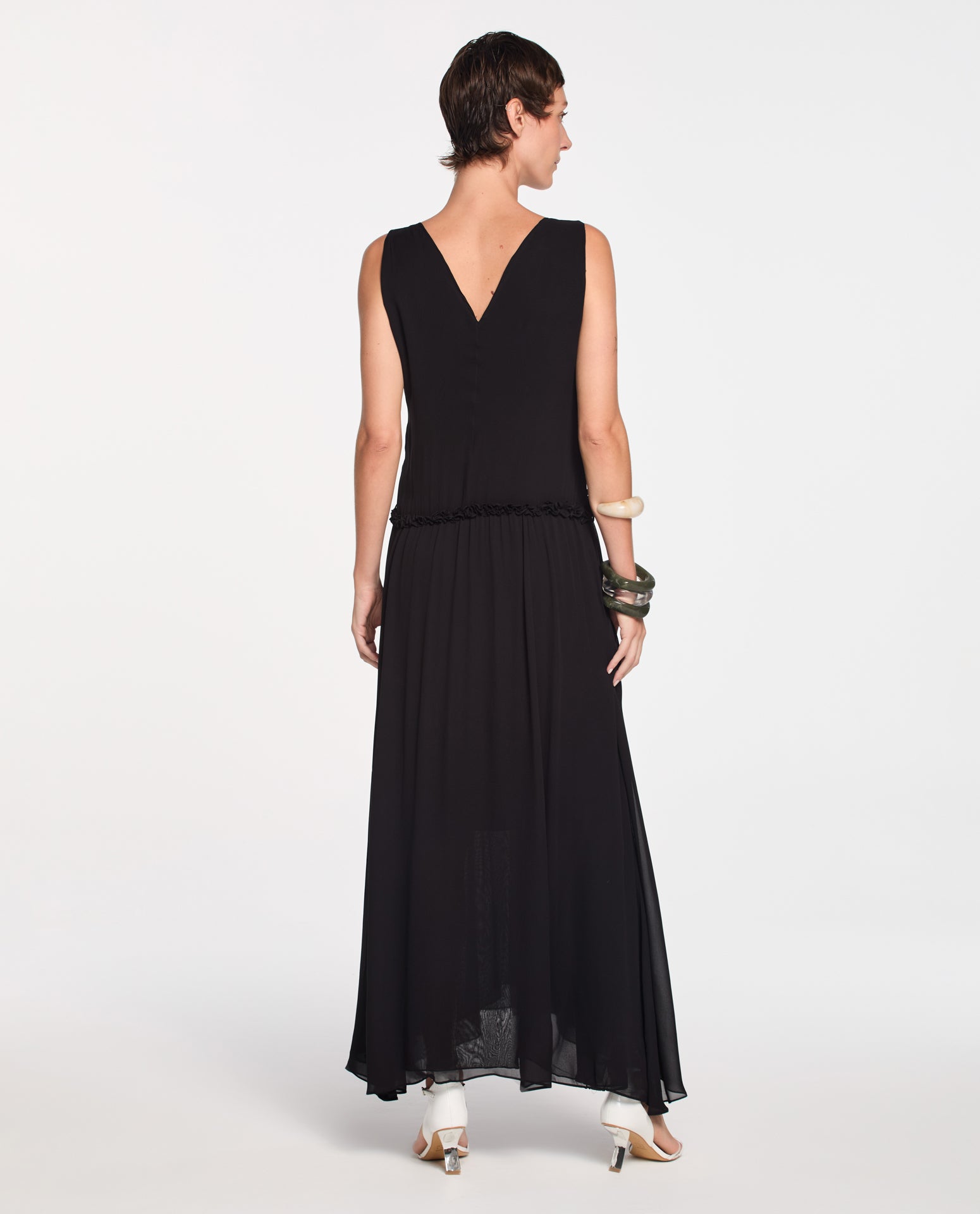 Vestido Lafort Camadas Lenora Georgette