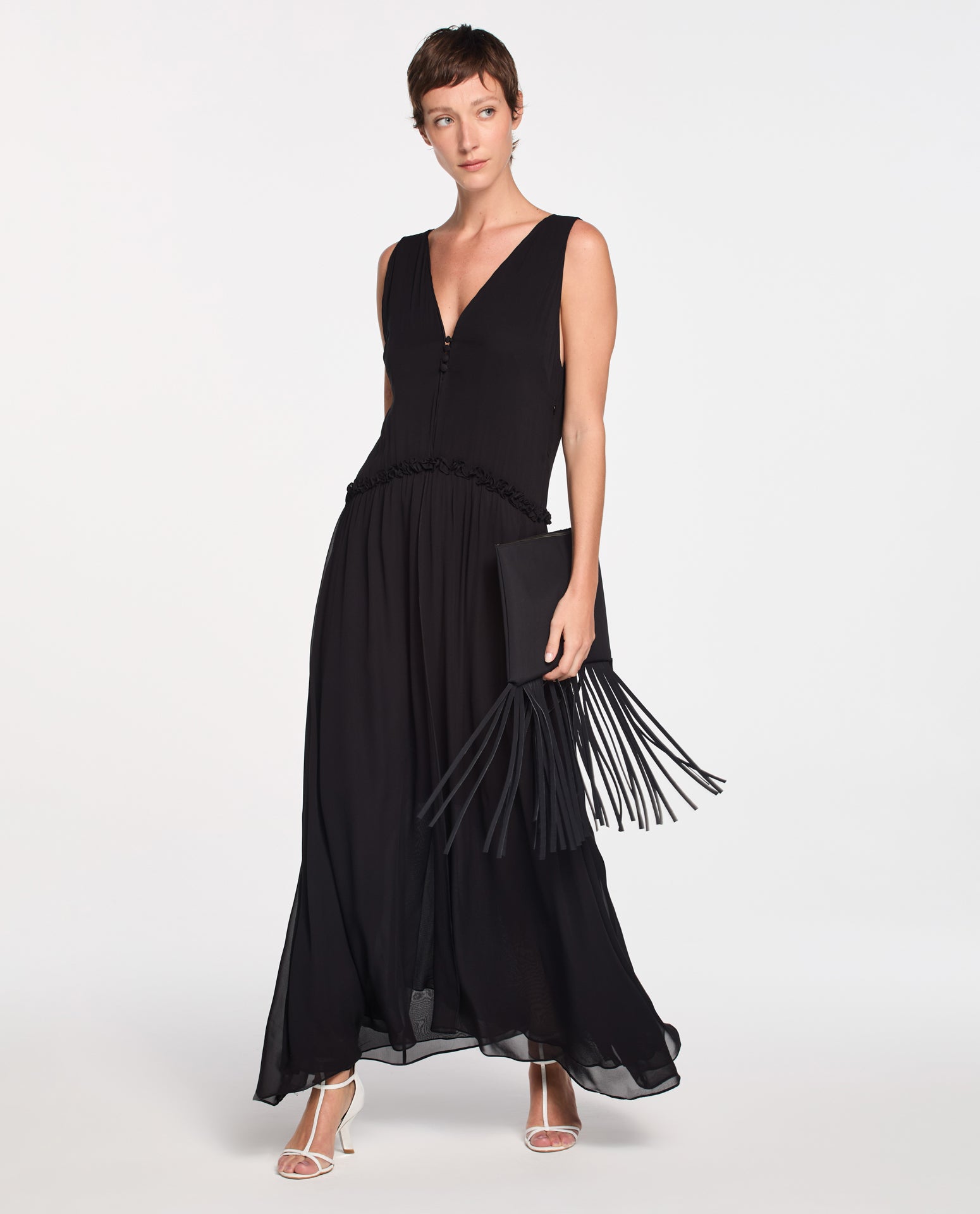 Vestido Lafort Camadas Lenora Georgette