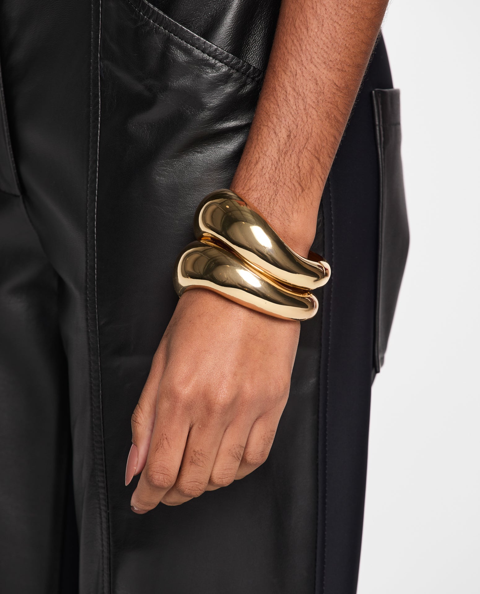 Bracelete Lafort Dourado Ilê Metal