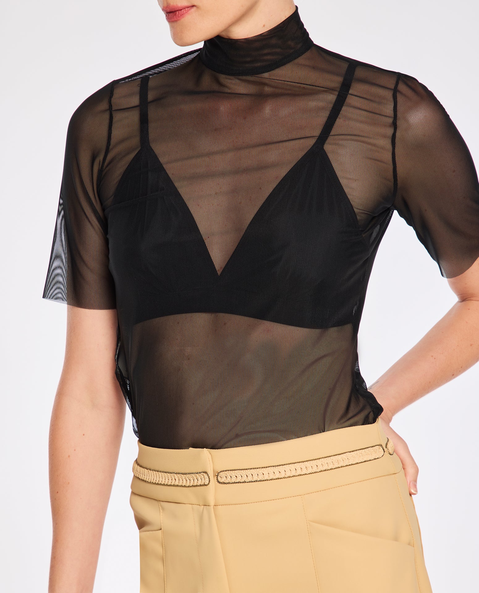 Blusa Lafort Gola Alta Carla