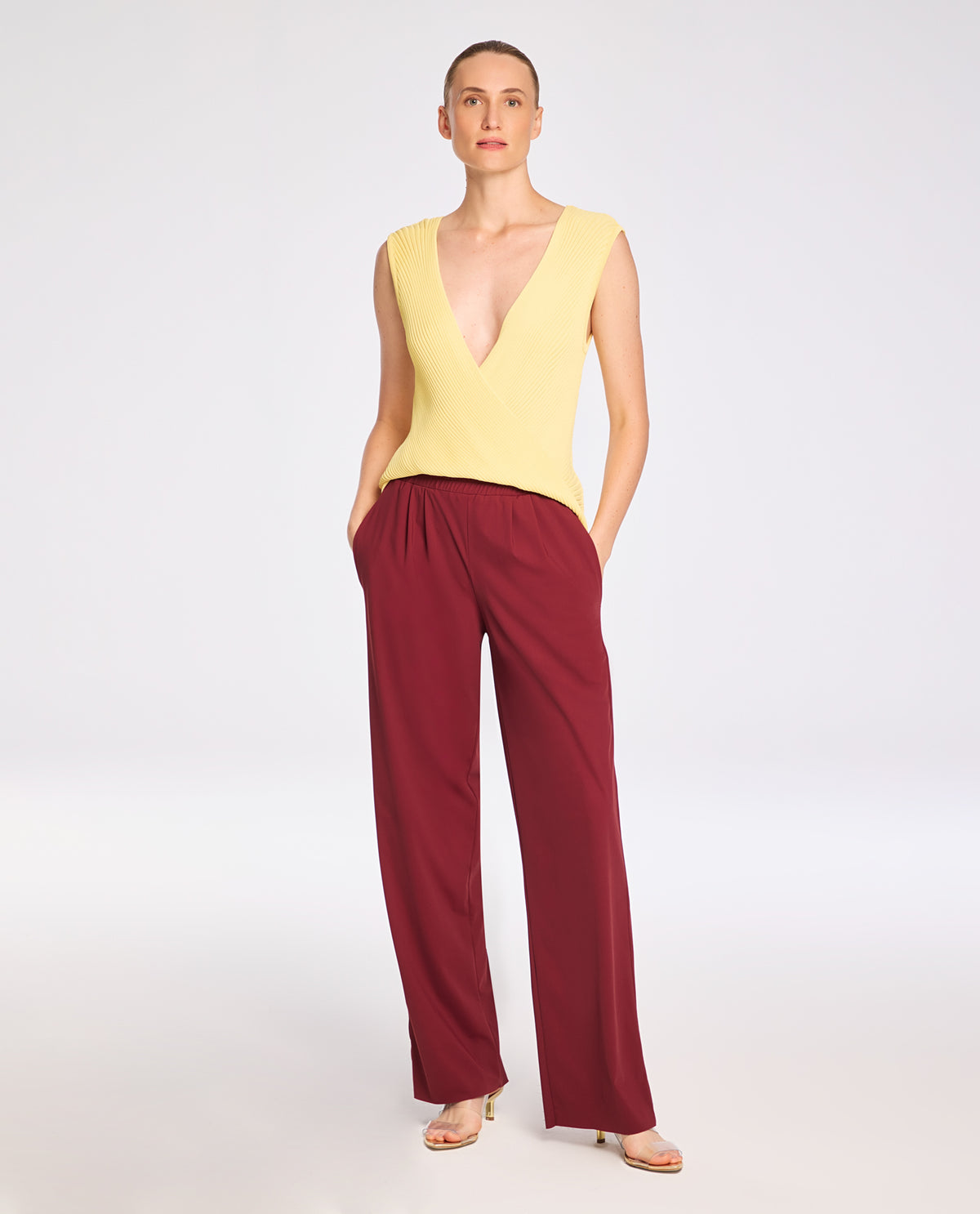 Calça Lafort Com Elástico Stephanie Technoblock® - Fine