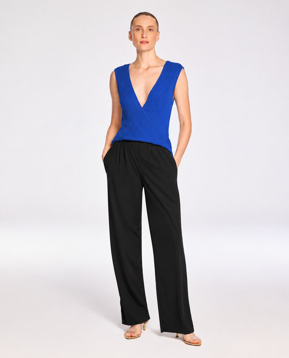 Calça Lafort Com Elástico Stephanie Technoblock® - Fine