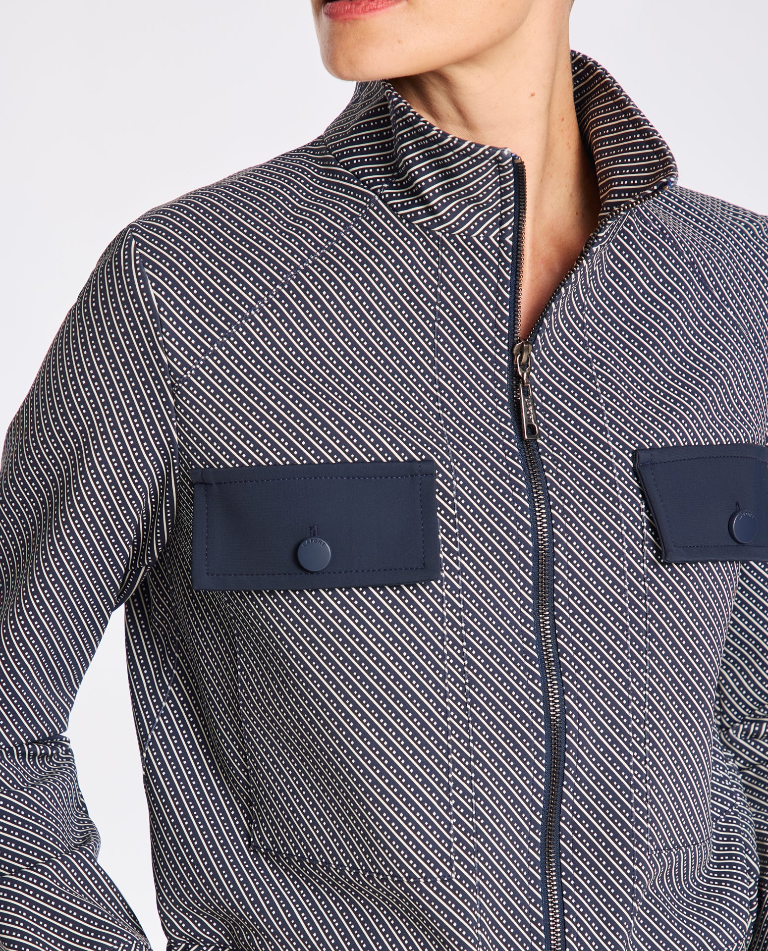 Jaqueta Lafort Bomber Odete Technoblock® Estampada
