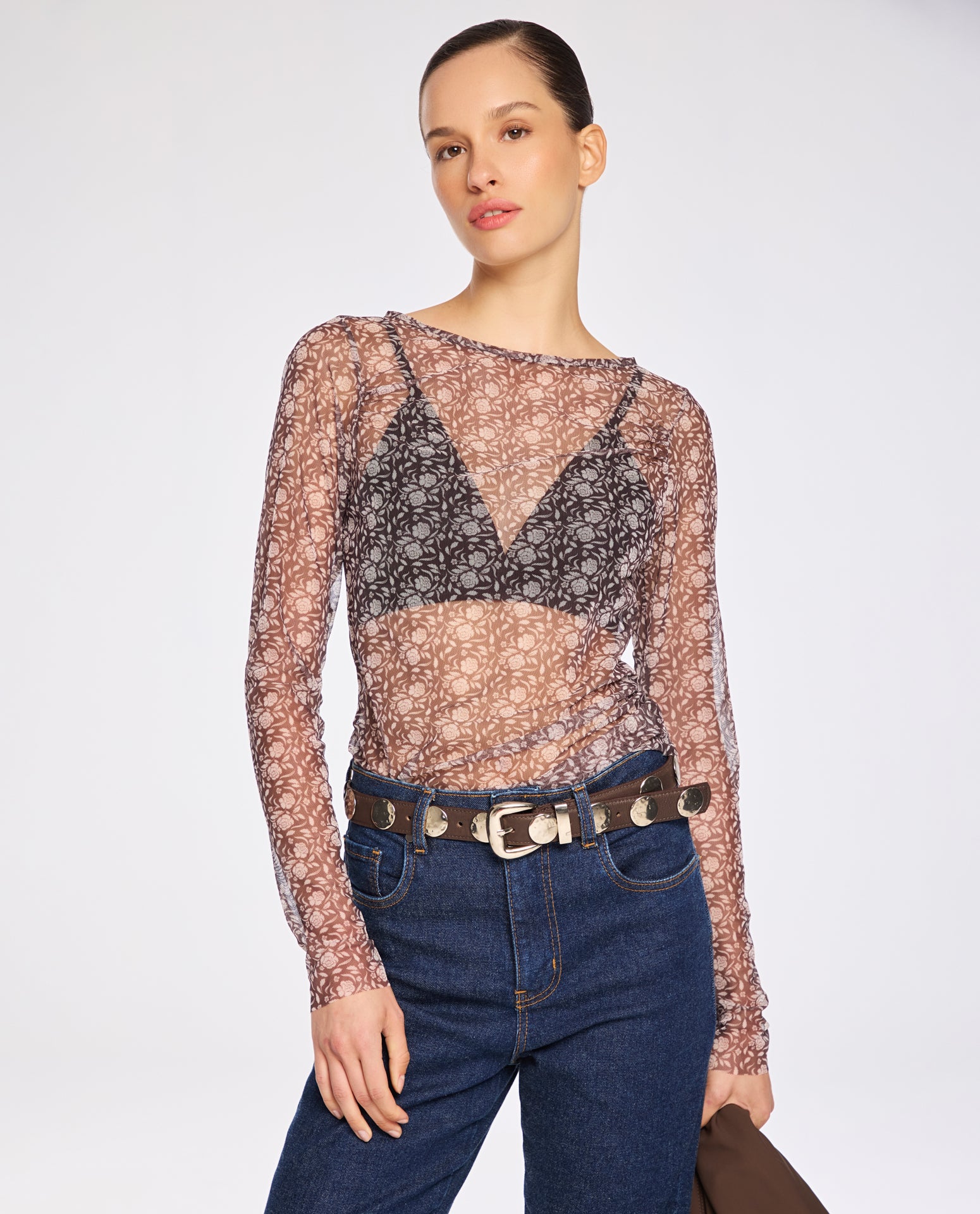 Blusa Lafort Manga Longa Ali Tela Block
