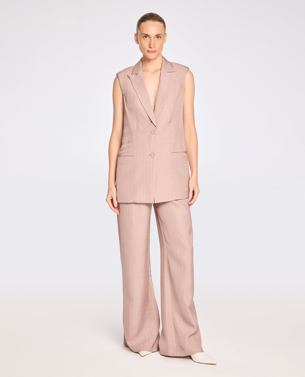 Calça Lafort Pantalona Leontine Crepe Twill