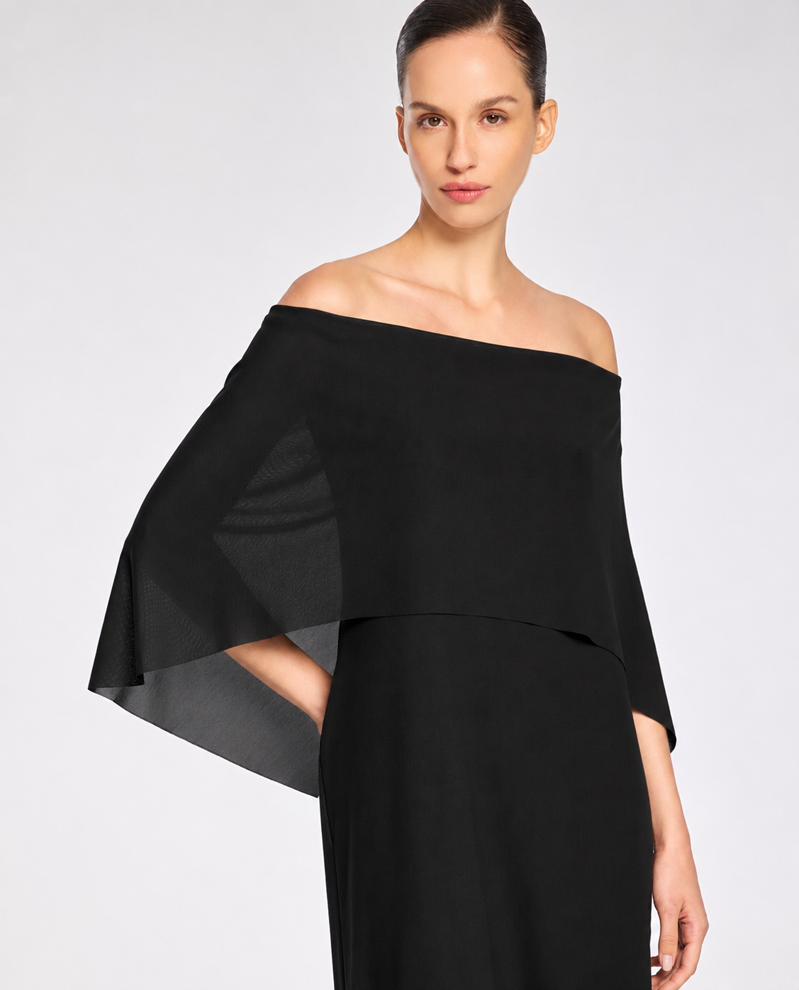 Vestido Lafort Ombro A Ombro Pandora Jersey Block