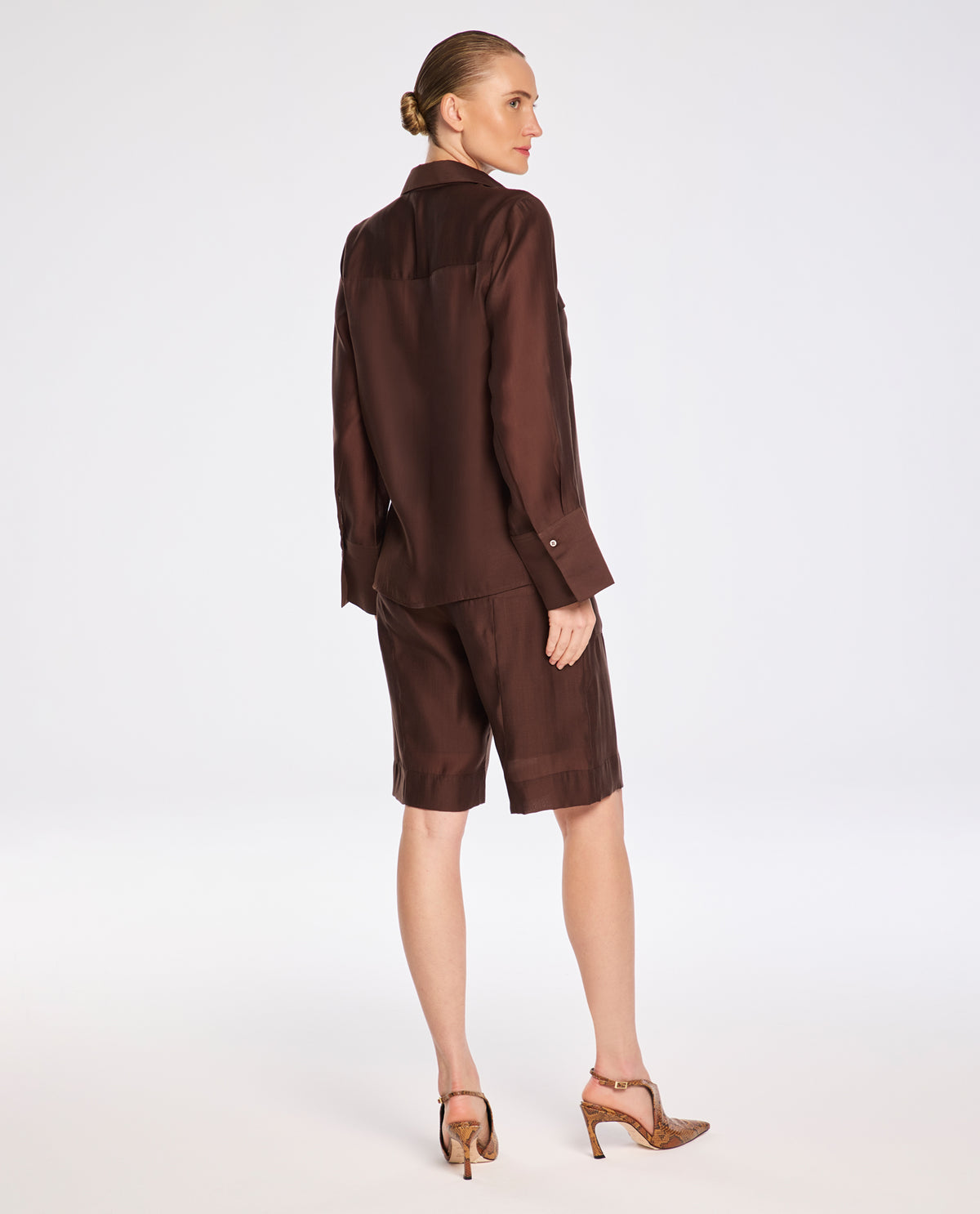 Camisa Lafort Alongada Ellen Organza
