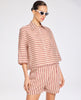LISTRA BEGE/ROSA/VERMELHO / 34