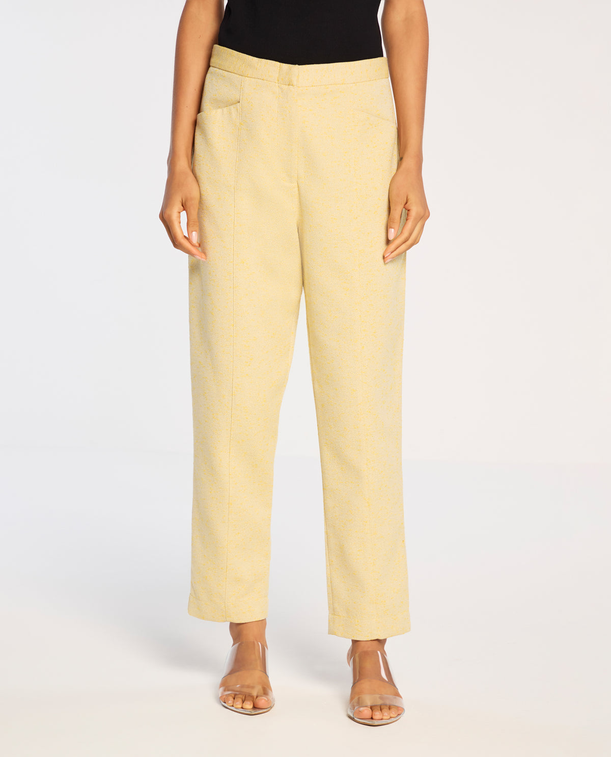 Calça Lafort Com Bolsos Augusta Tweed Botonê