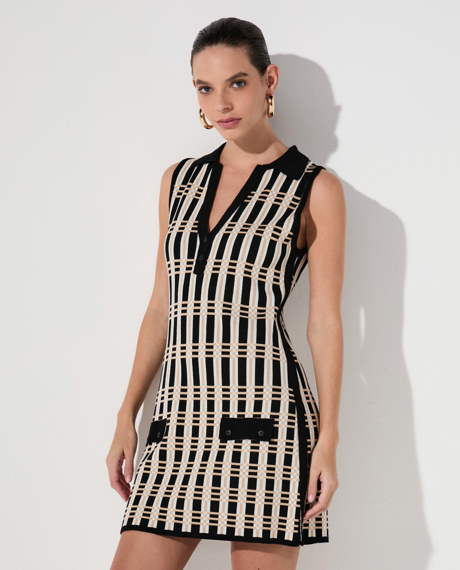 Vestido Lafort Gola Polo Giannina Tricot