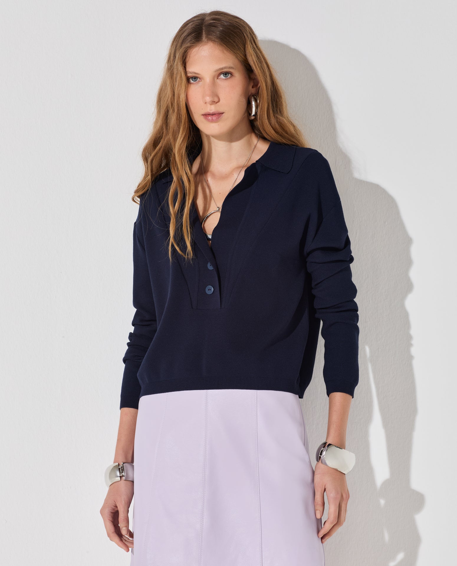 Blusa Lafort Manga Longa Sabrina Tricot
