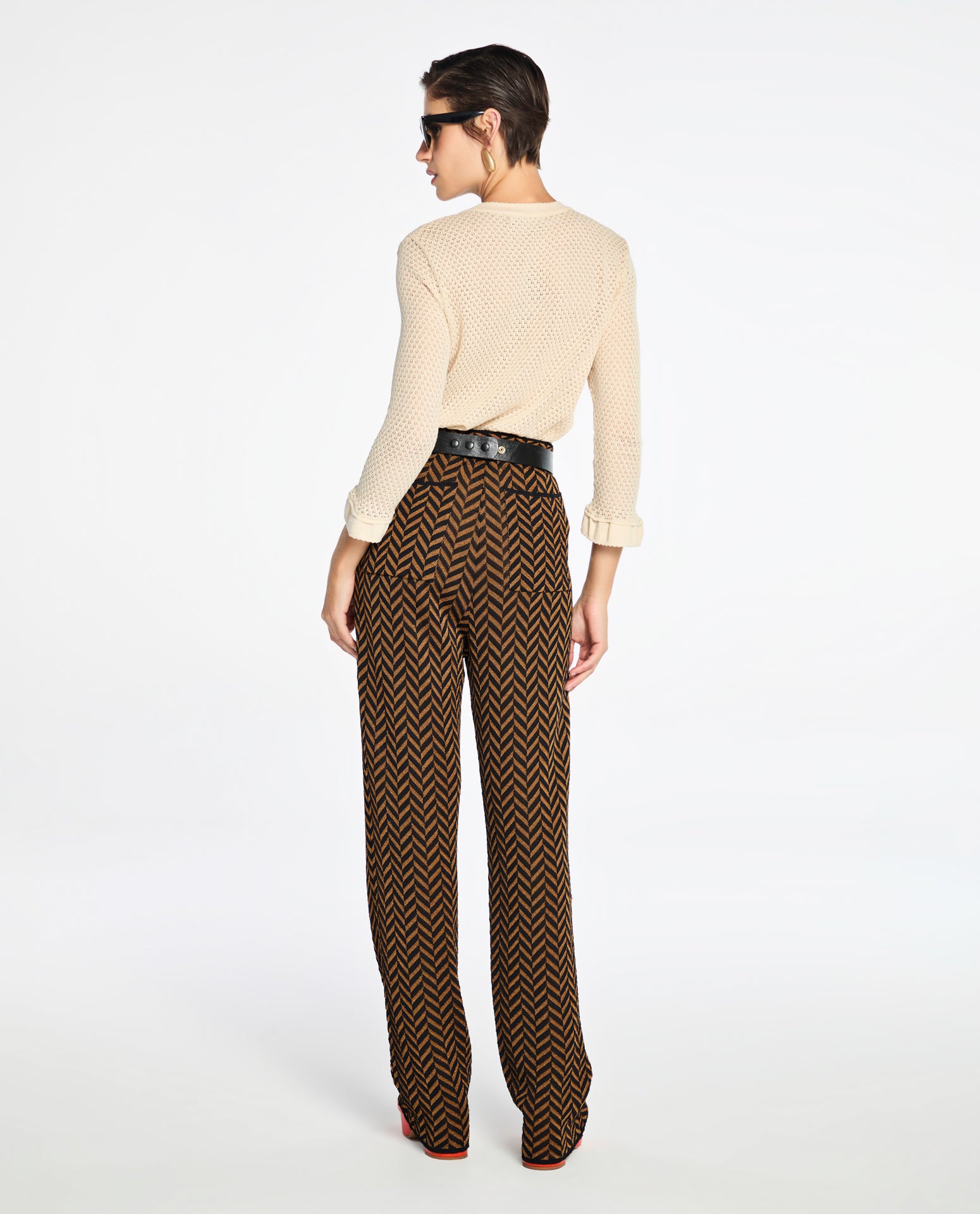 Blusa Lafort Com Babados Marjorie Tricot