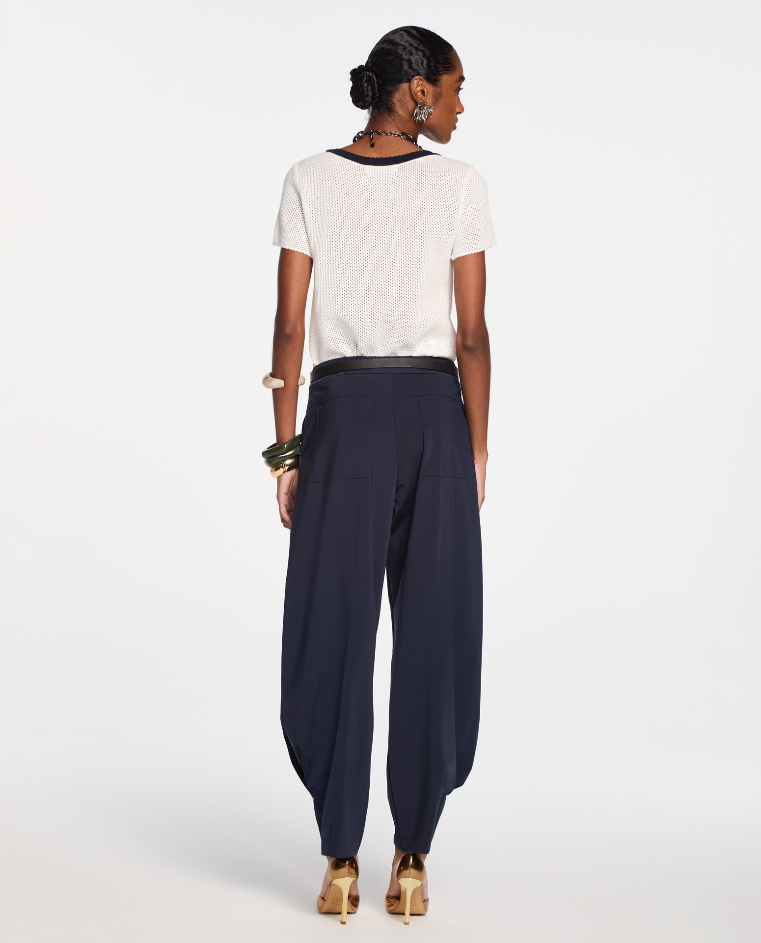 Blusa Lafort Manga Curta Carolina Tricot