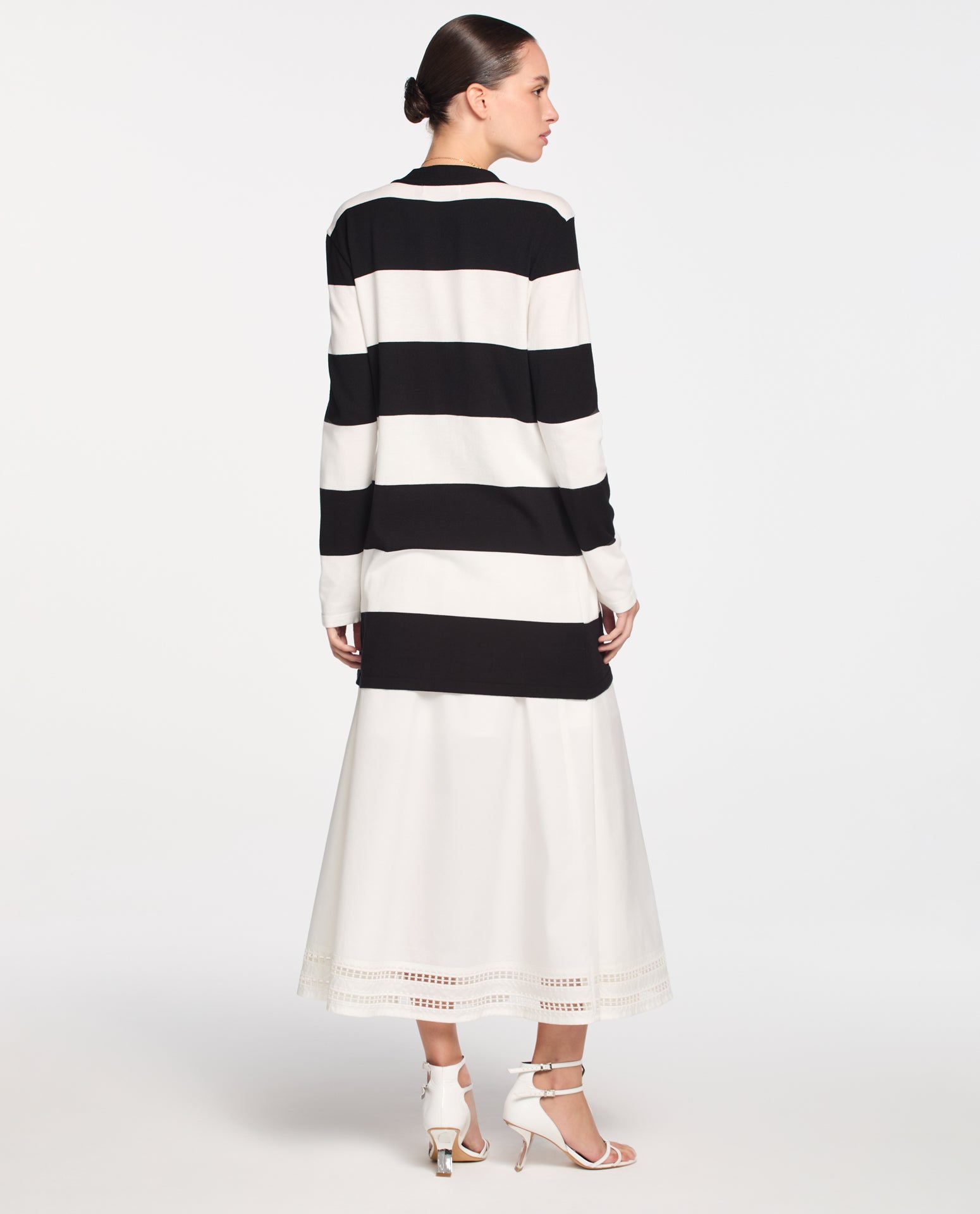 Cardigan Lafort Alongado Marina Tricot