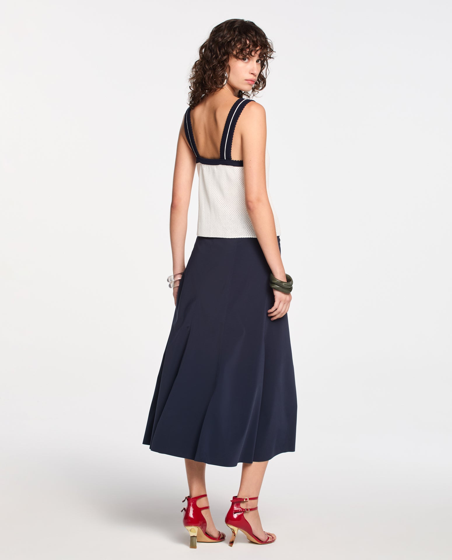 Top Lafort Com Alças Carolina Tricot
