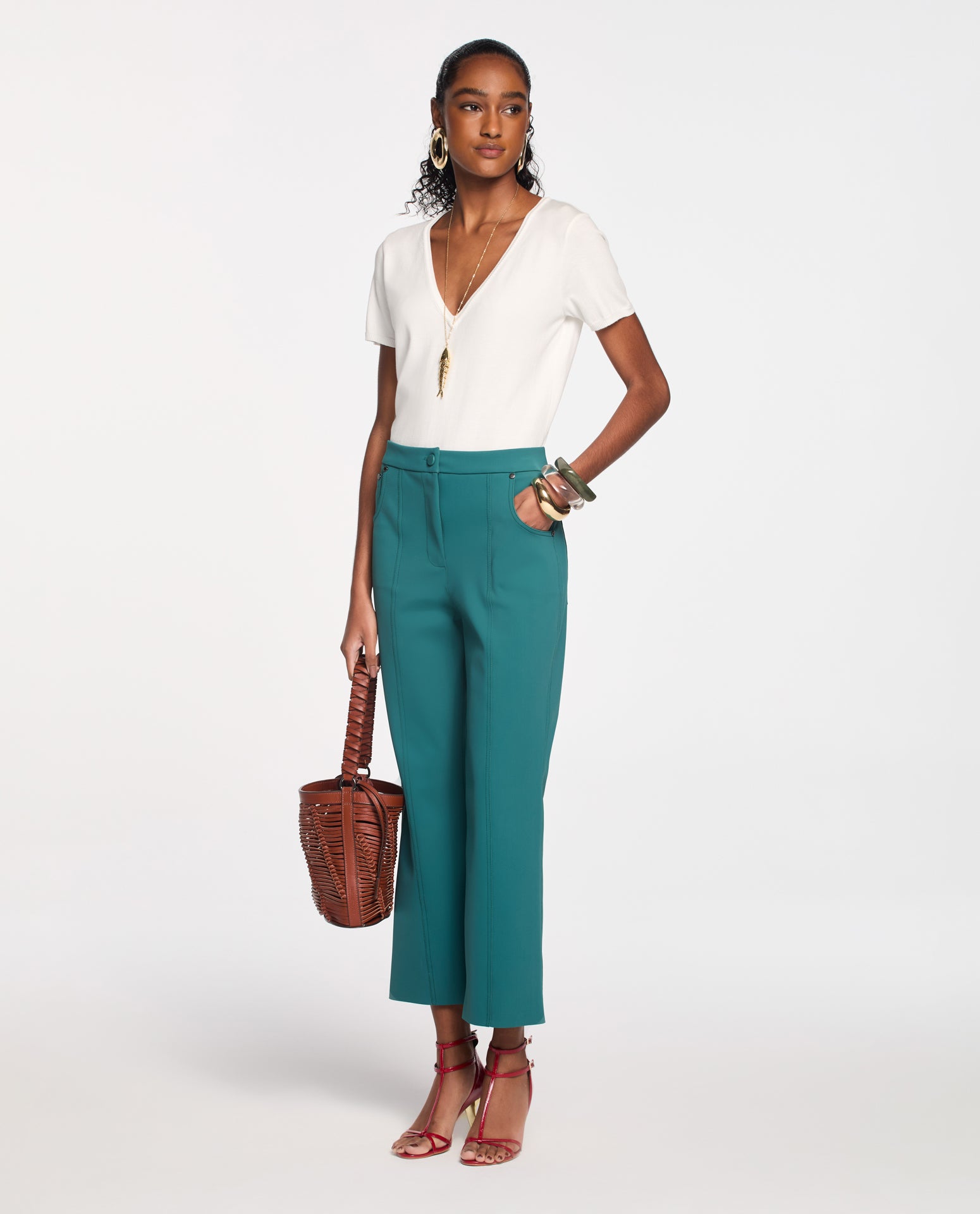 Blusa Lafort Decote V Heloísa Tricot