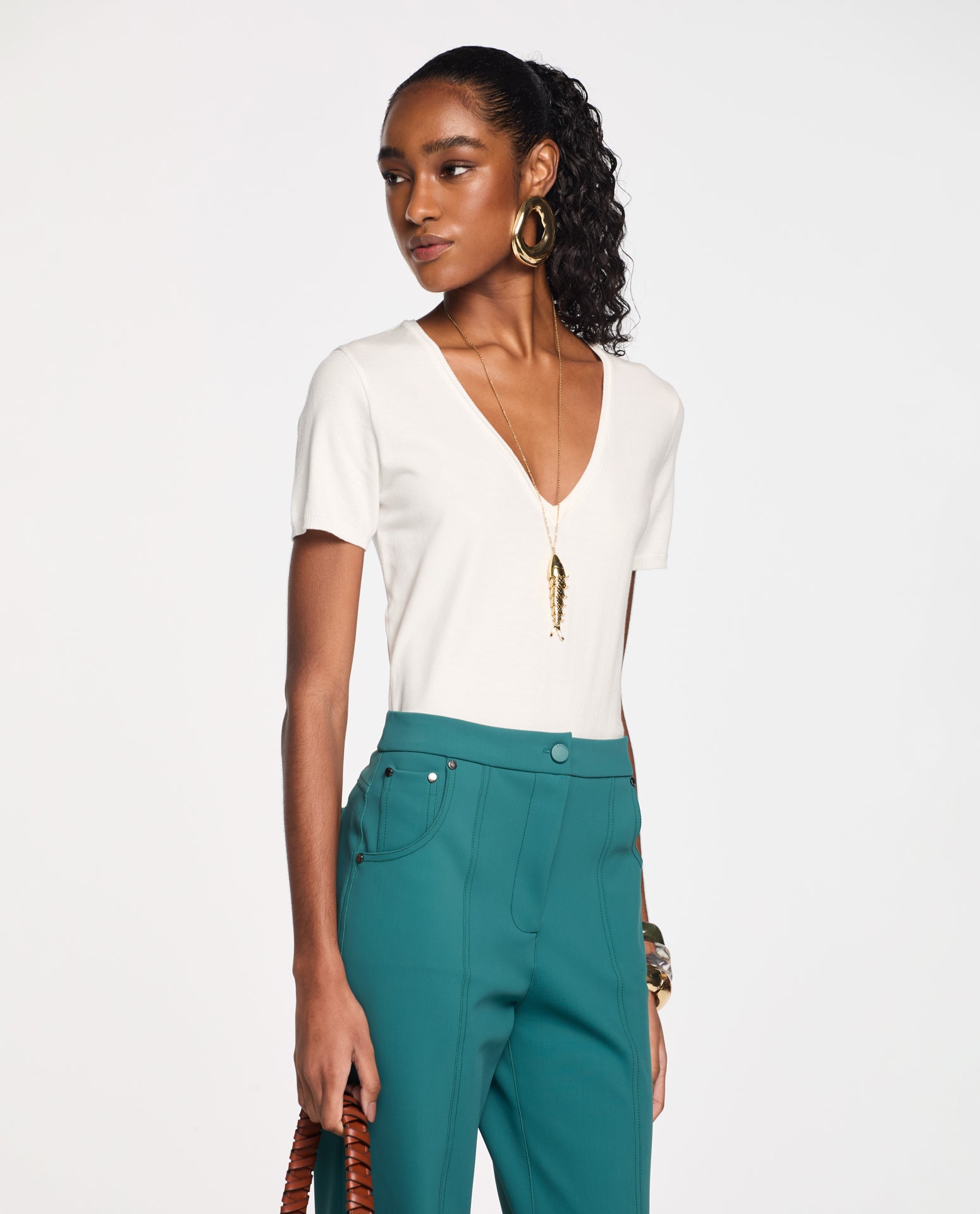 Blusa Lafort Decote V Heloísa Tricot