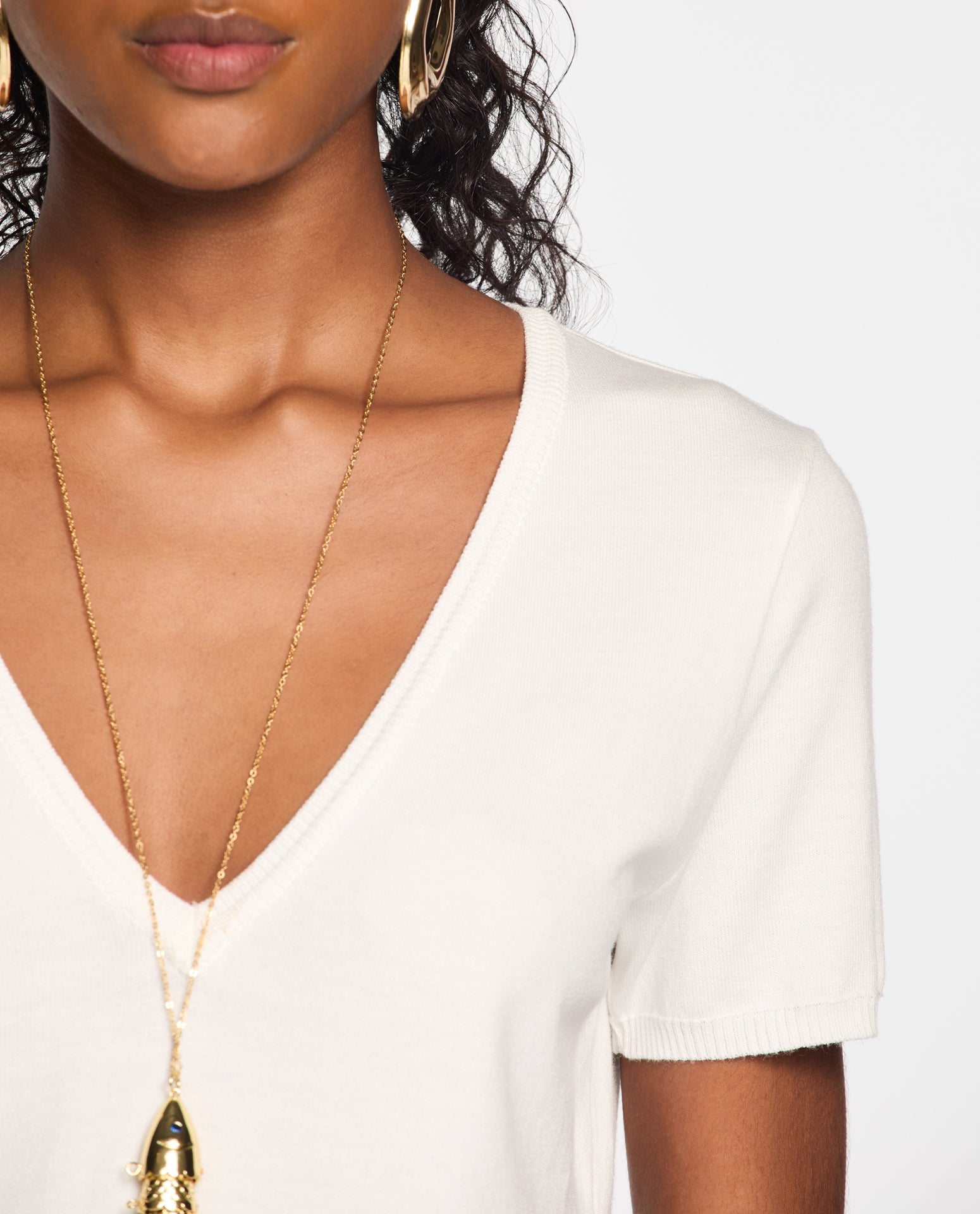 Blusa Lafort Decote V Heloísa Tricot
