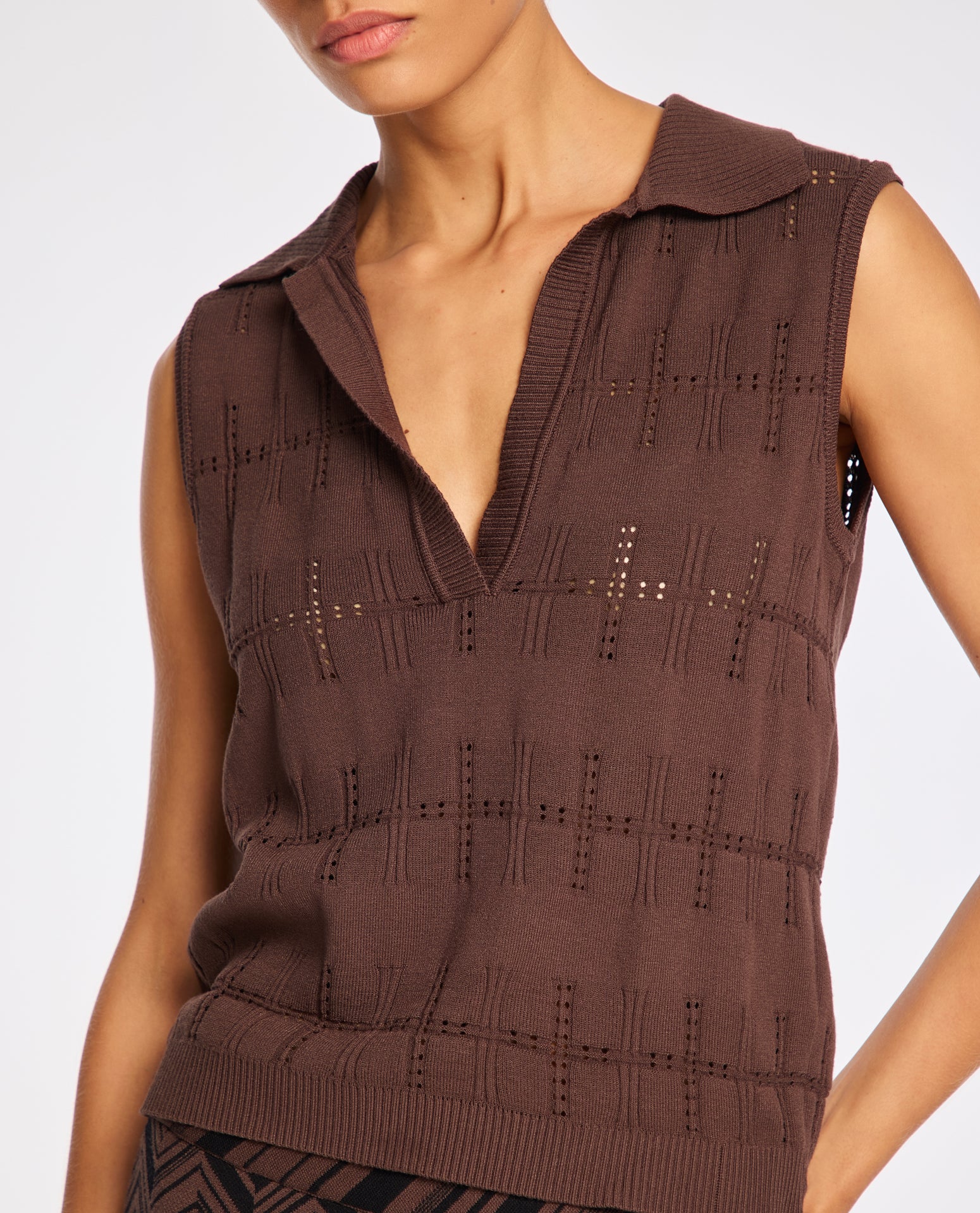 Blusa Lafort Gola Polo Daiana Tricot