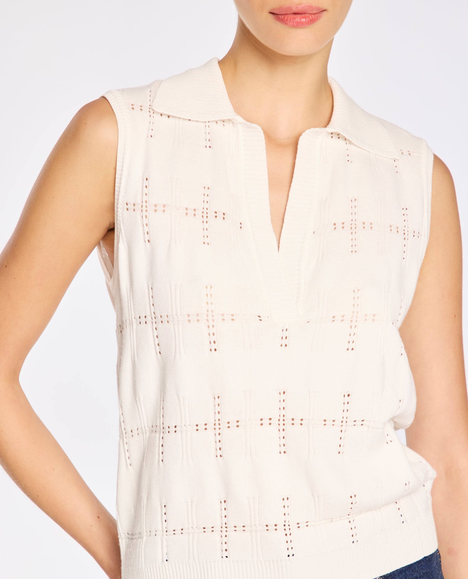Blusa Lafort Gola Polo Daiana Tricot