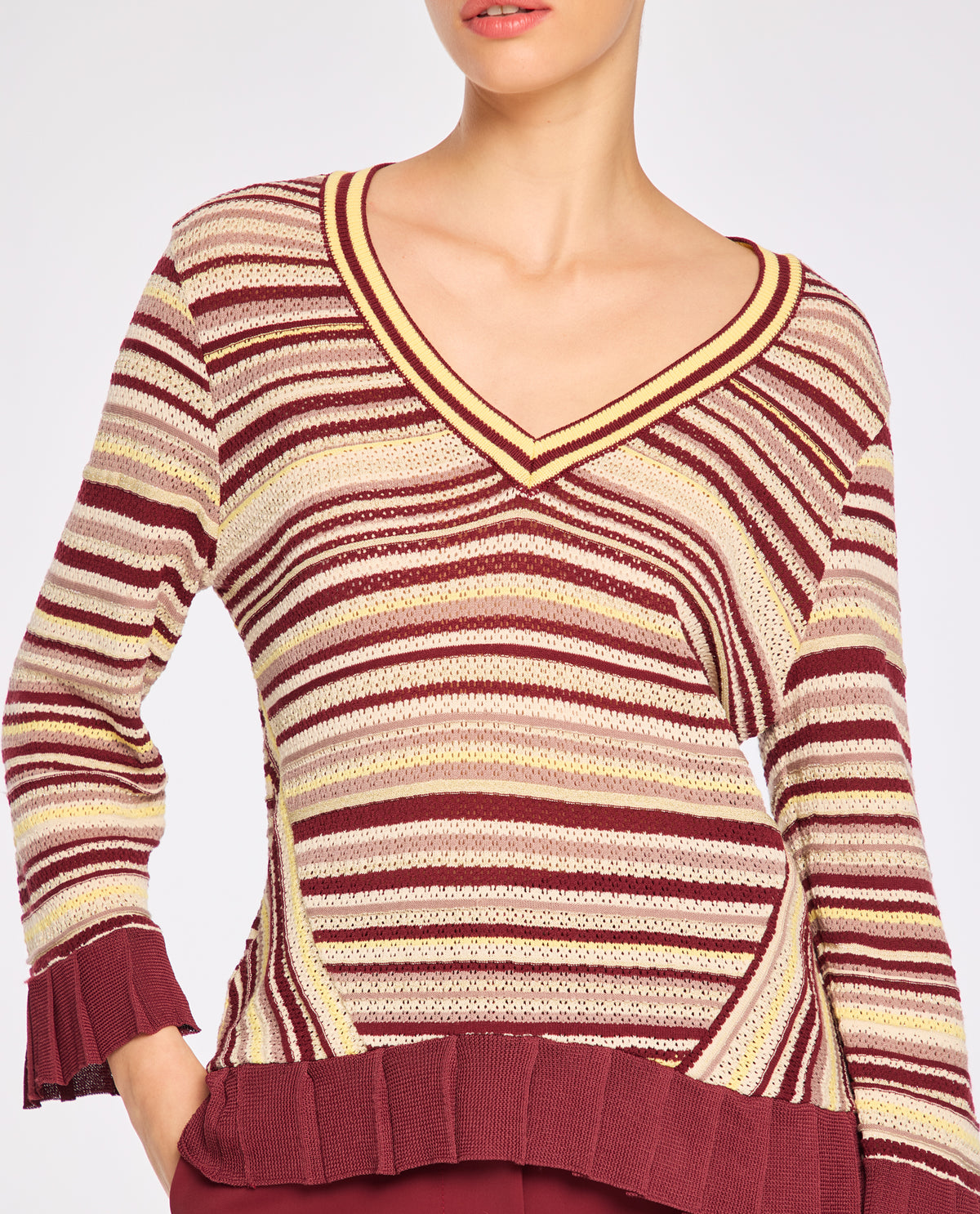 Blusa Lafort Decote V Claire Tricot