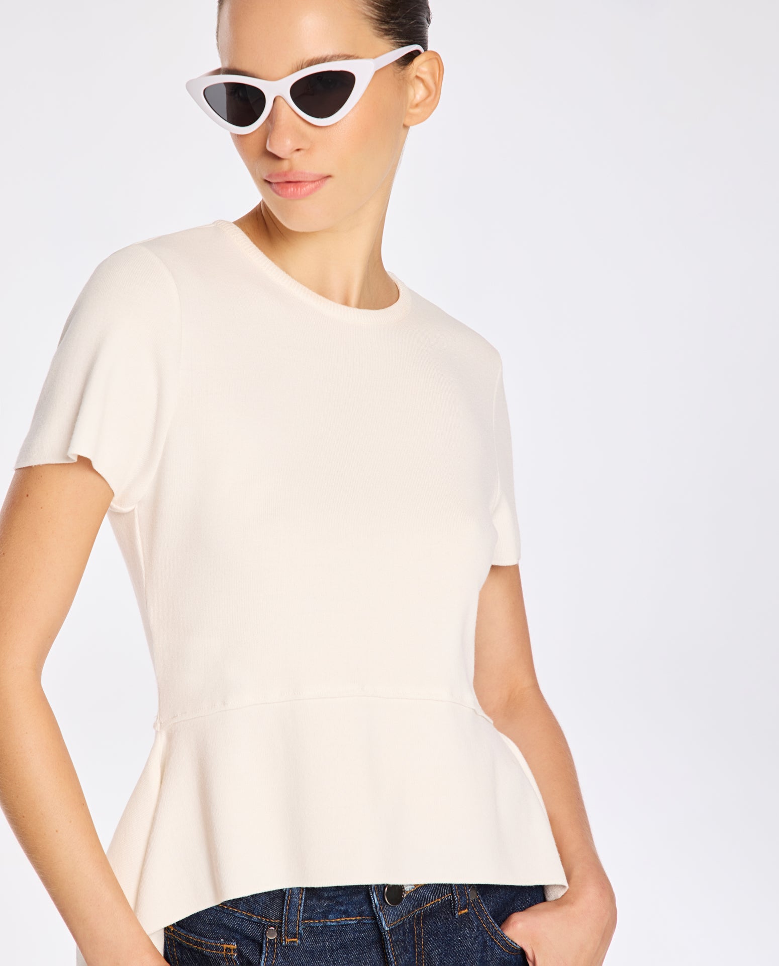 Blusa Lafort Manga Curta Cornelia Tricot