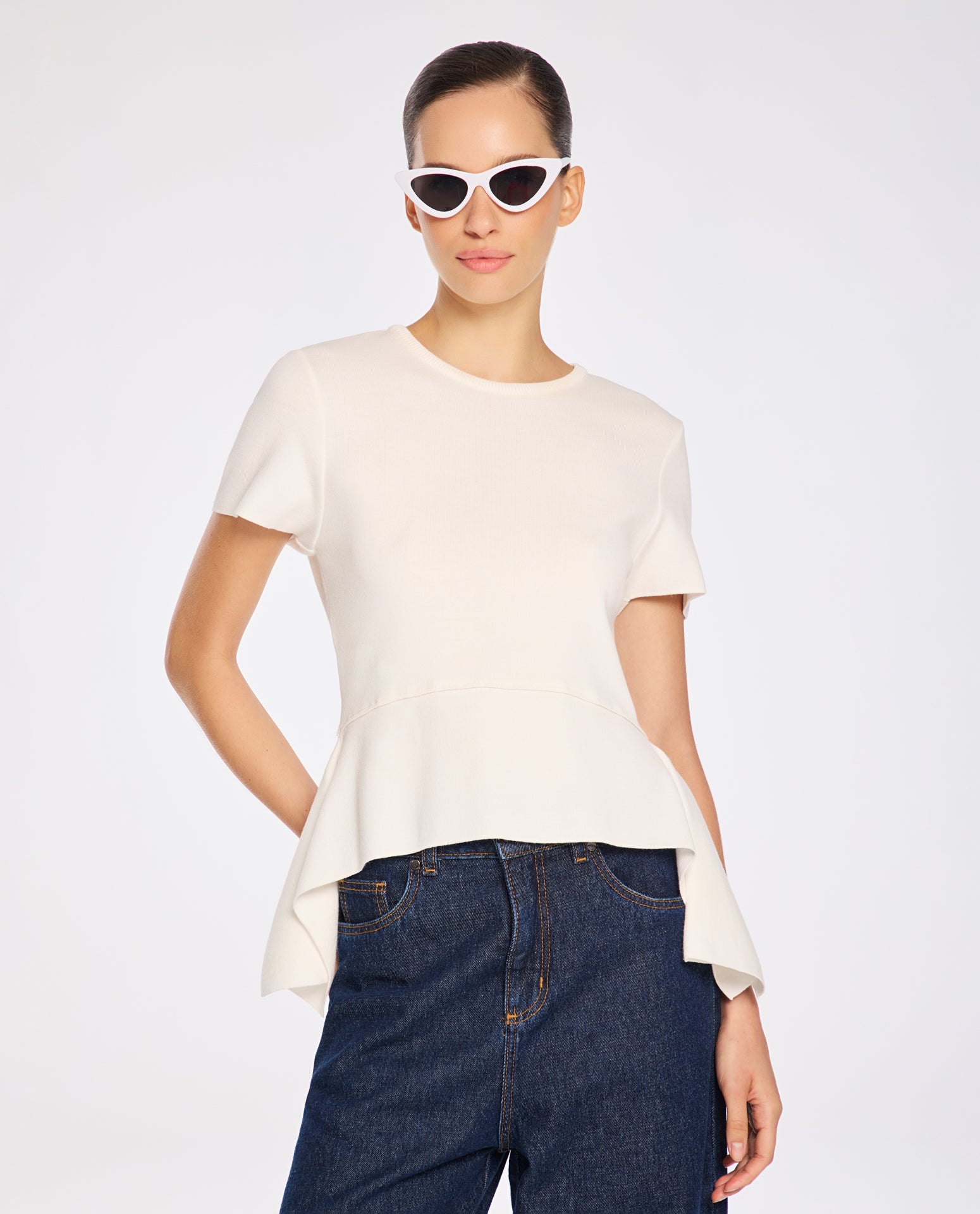 Blusa Lafort Manga Curta Cornelia Tricot
