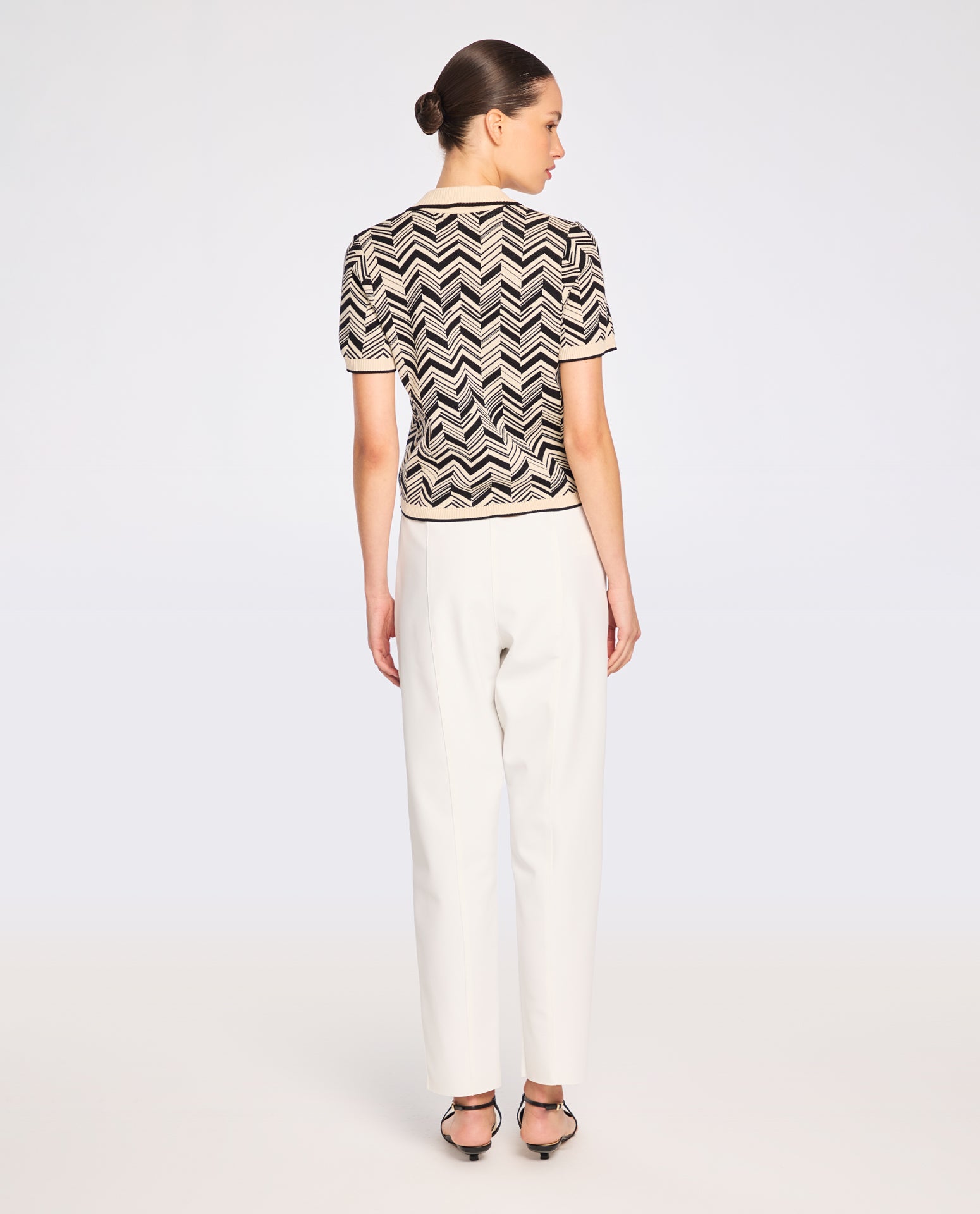 Blusa Lafort Gola Polo Jade Tricot